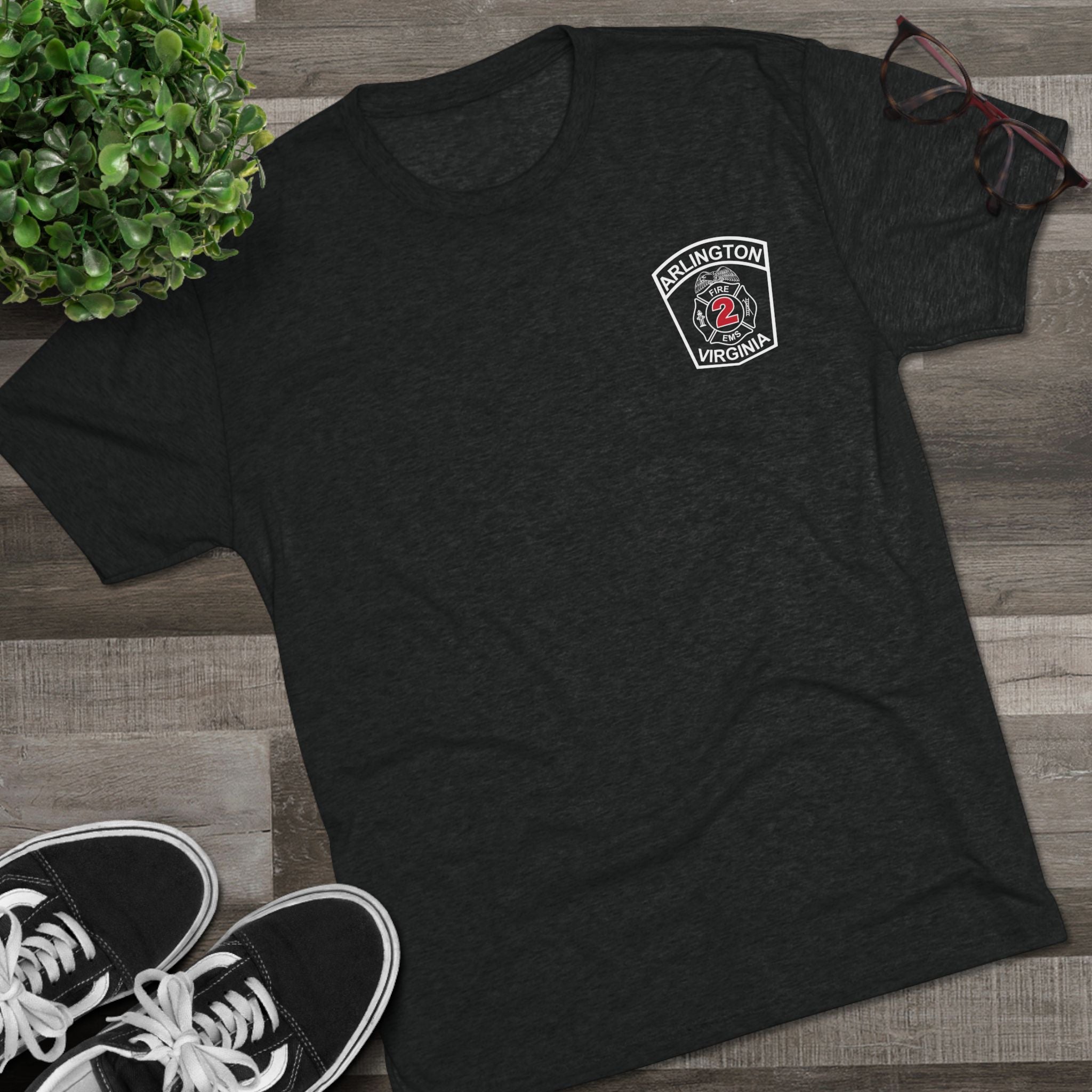 Engine 2 Ballston Stingers - NextLevel Tri-Blend Crew Tee
