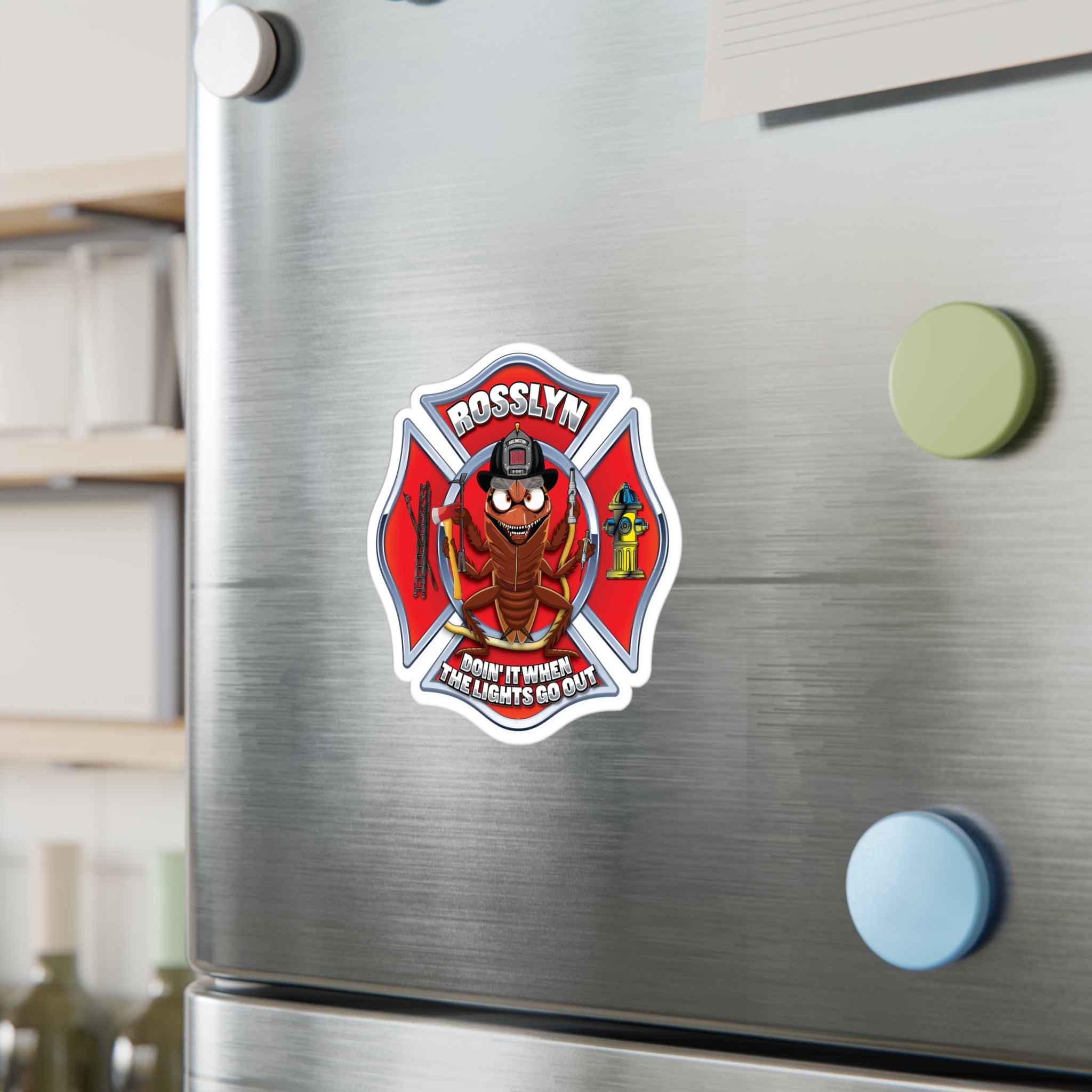 Kiss-Cut Vinyl Decals - Arlington Station 10 B-Shift Maltese