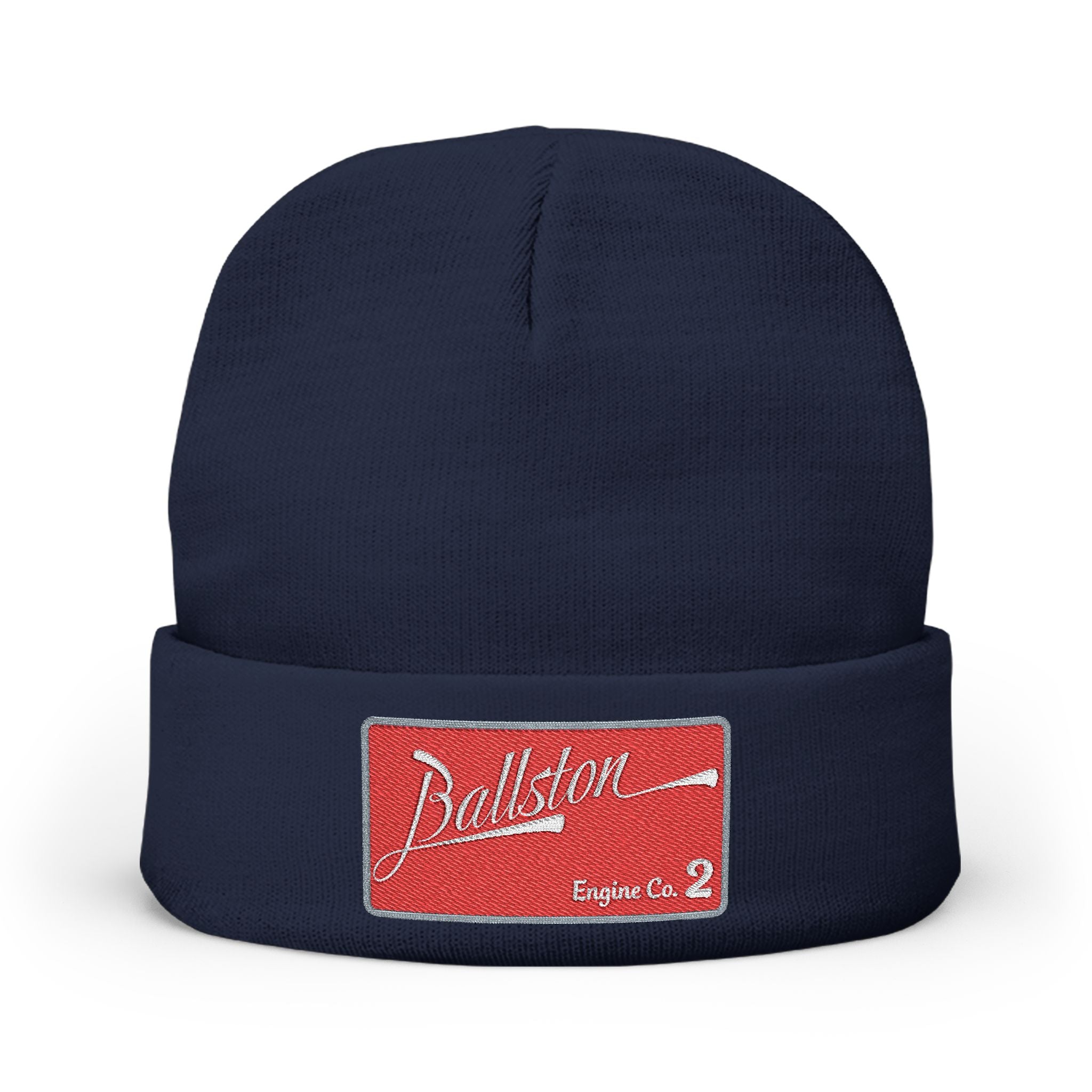 Arlington Ballston Engine 2- Knit Beanie (Embroidery)