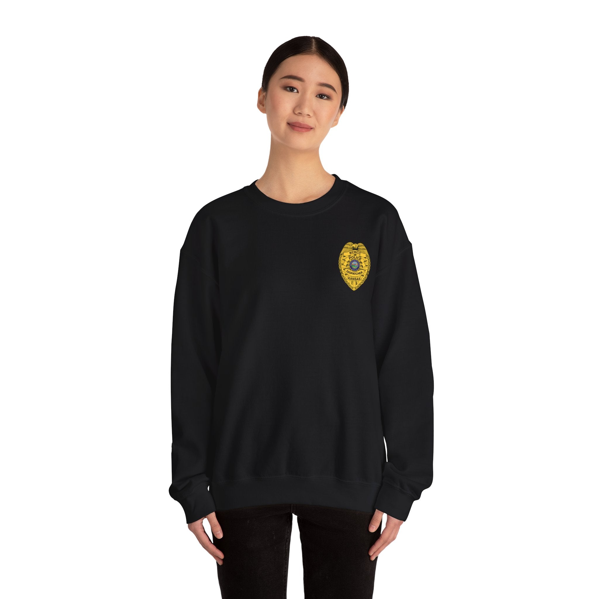 Kansas City College Police Dispatcher - Unisex Heavy Blend™ Crewneck Sweatshirt