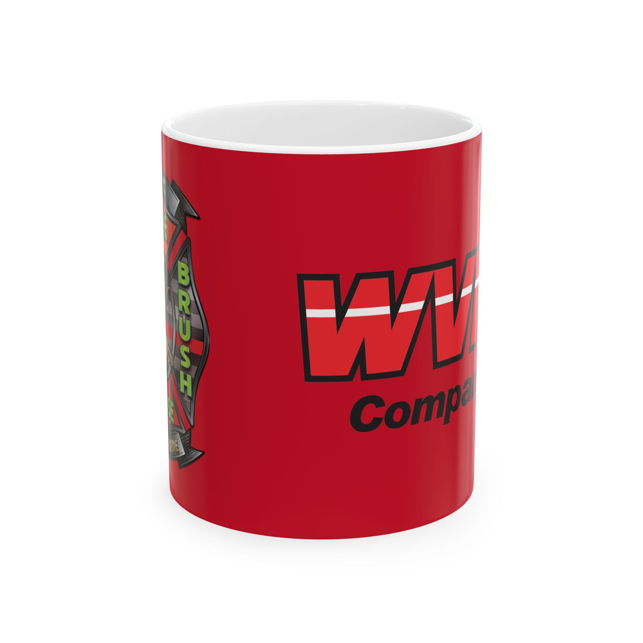 WVFC Goat Logo 2 version 1 blk - Ceramic Mug, (11oz)