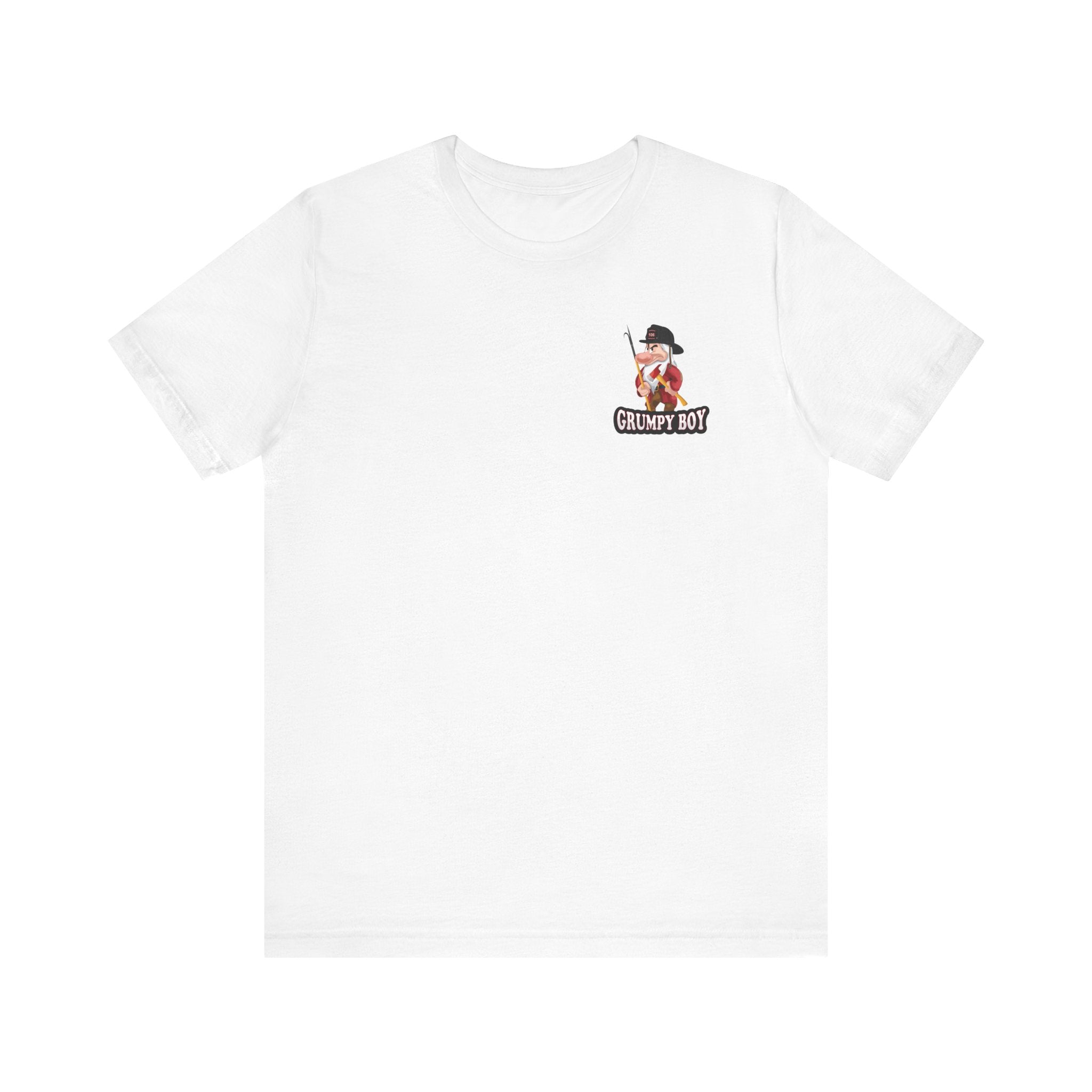 Grumpy Boy Firefighter - Heavy Cotton Unisex Tee -