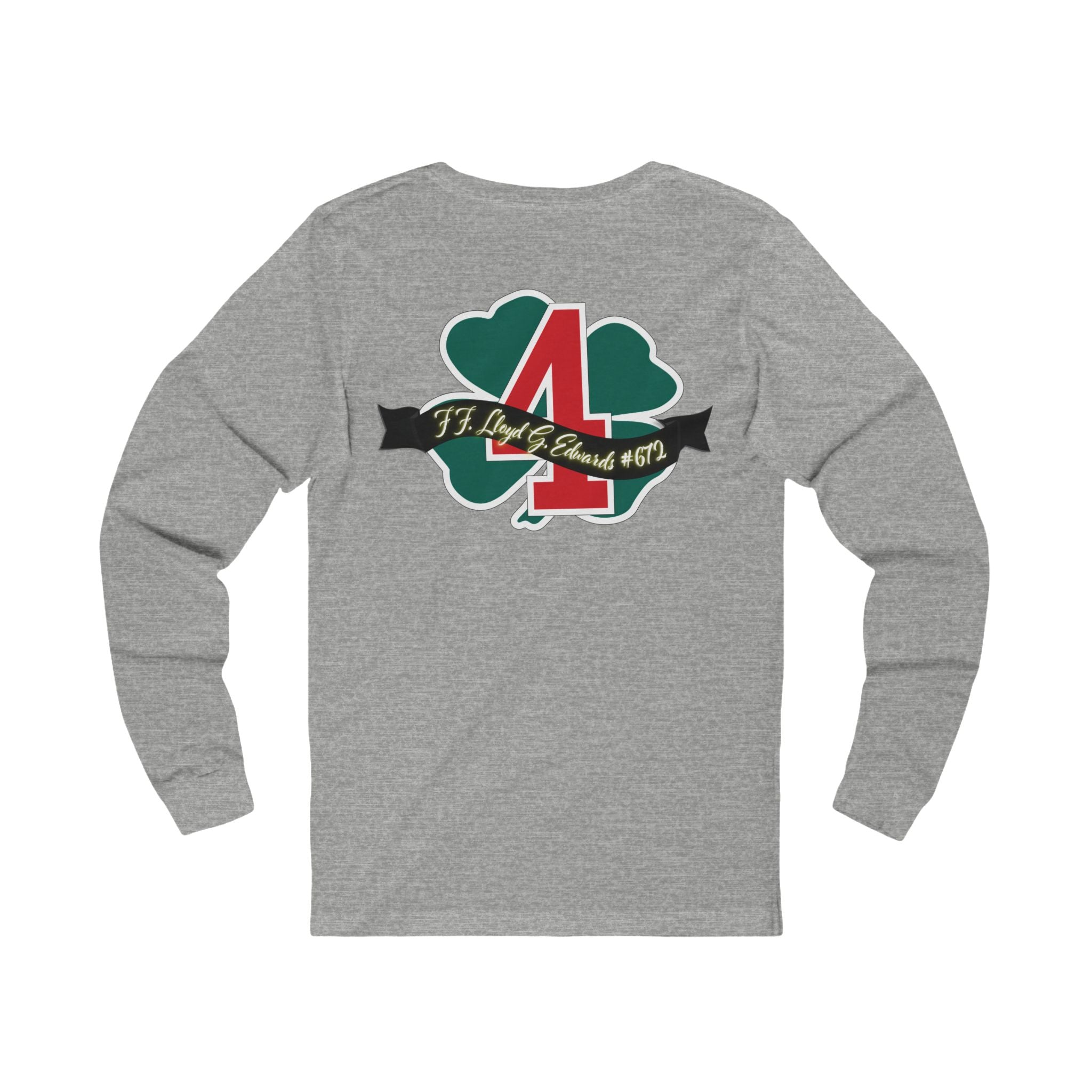 Clover Lloyd Edwards Memorial Shirt - Unisex Jersey Long Sleeve Tee