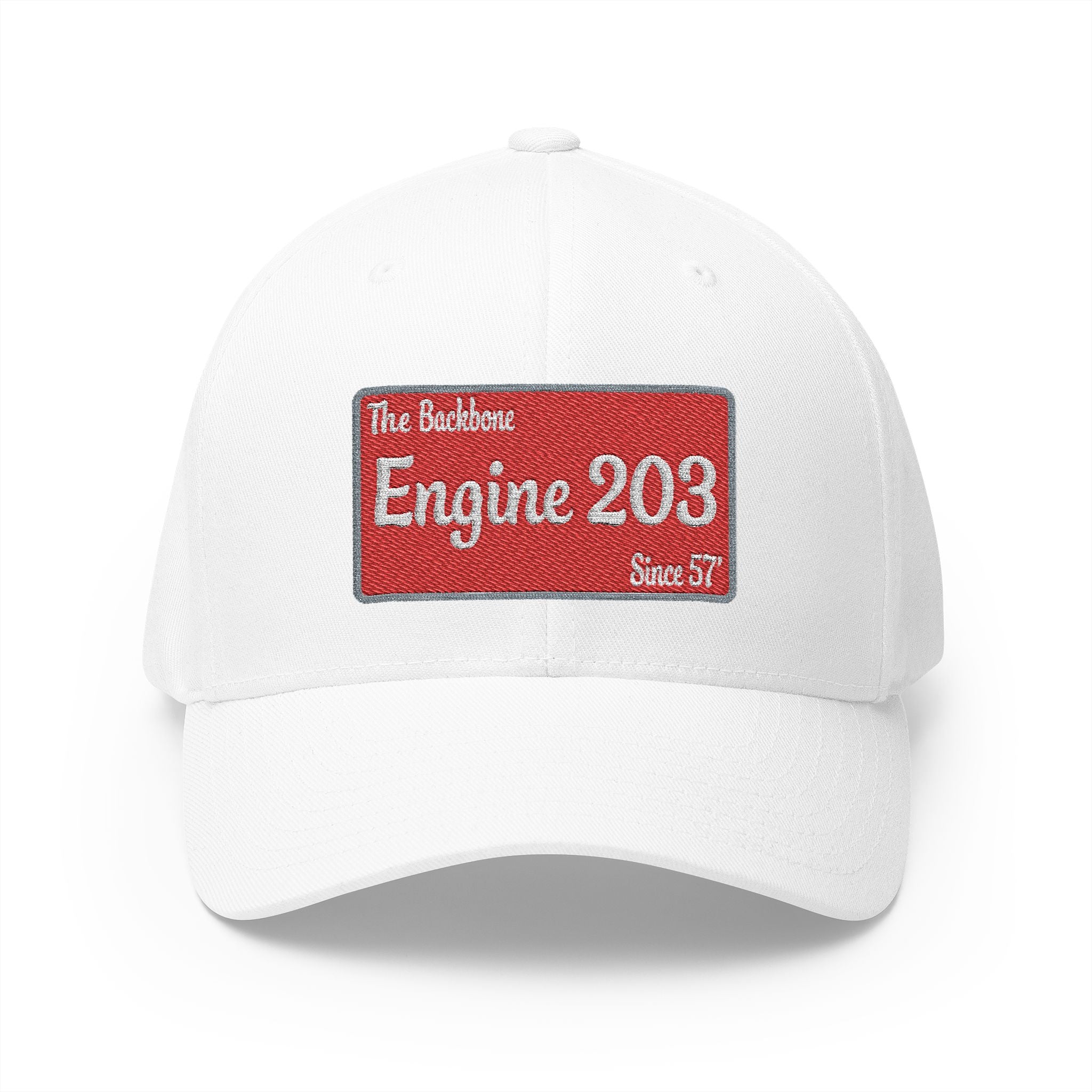 Engine 203 Remount Raiders - FLEXFIT Closed-Back Structured Cap (Embroidery)