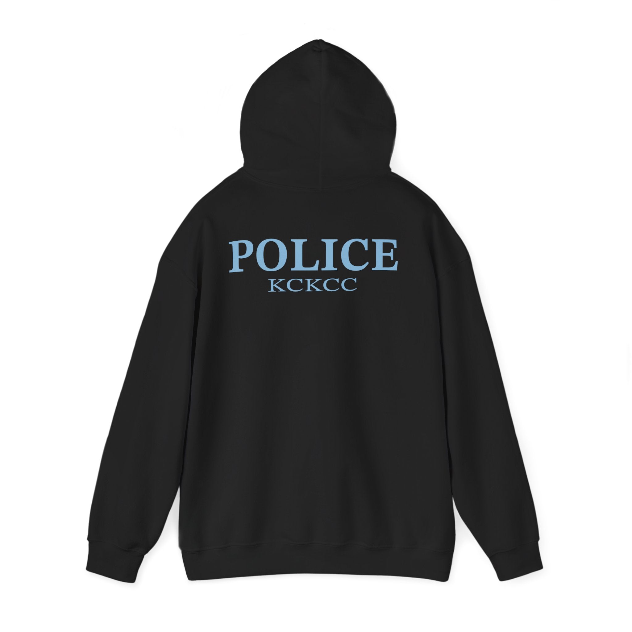 Kansas City College Police Blue Patch - Unisex Heavy Blend™ Hooded Sweatshirt
