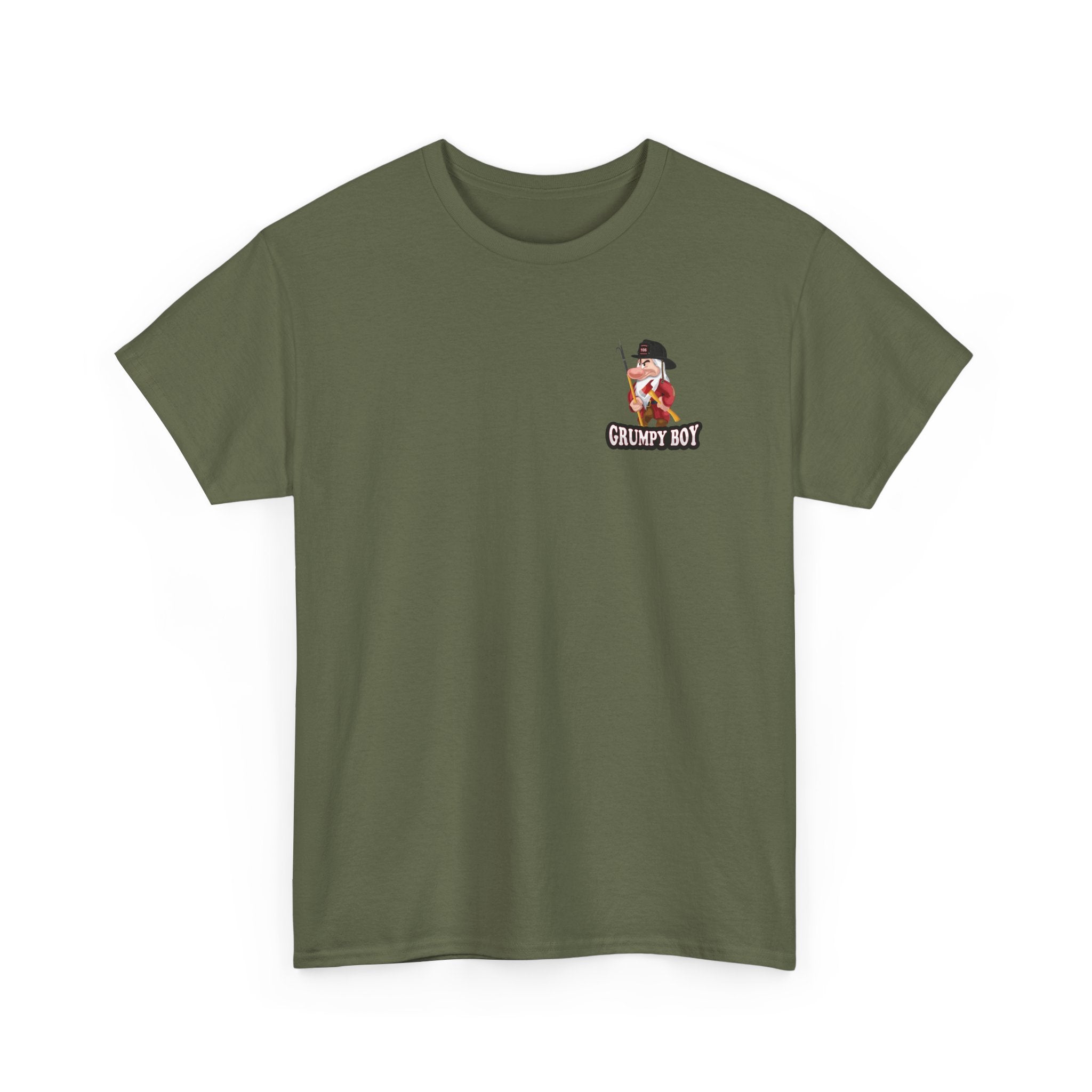 Grumpy Boy Firefighter - Heavy Cotton Unisex Tee