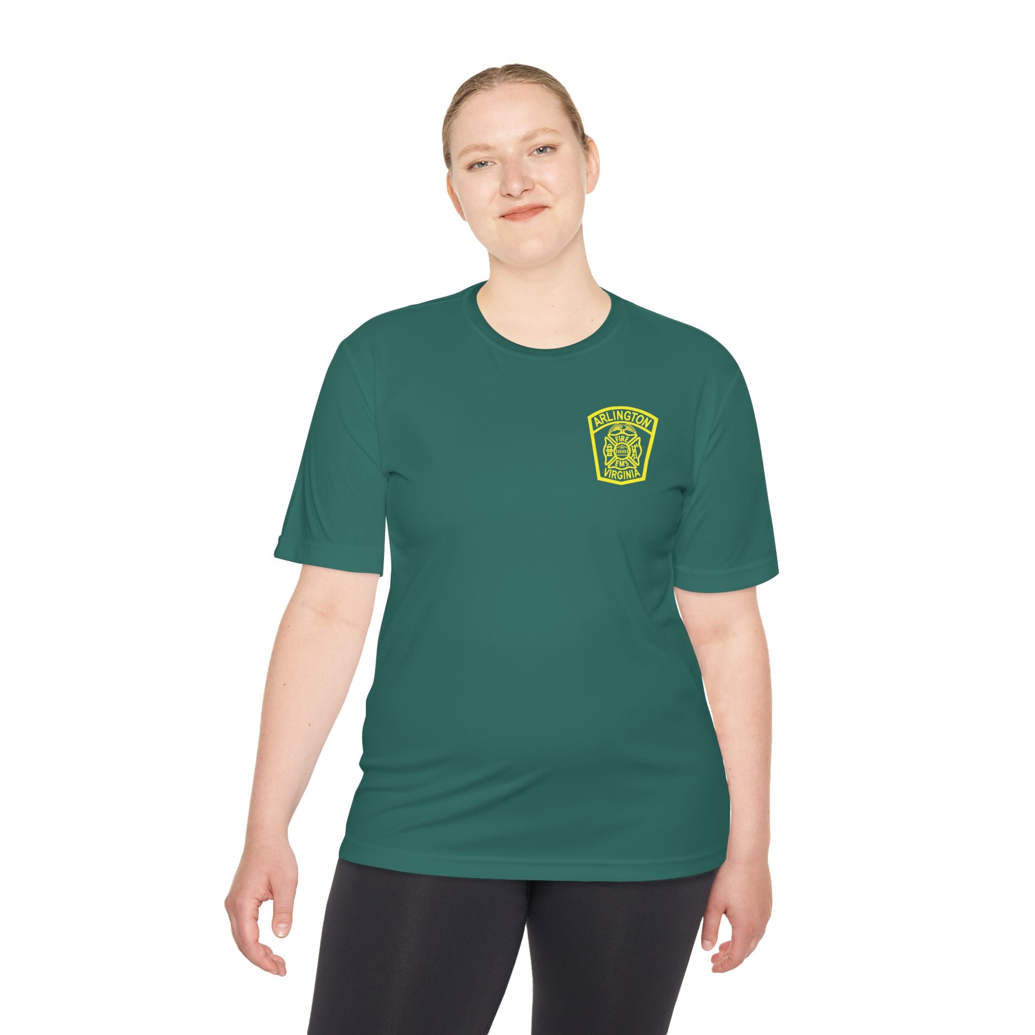 ACFD Officer Old Patch - Sport-Tek ST350 Unisex Moisture Wicking Tee