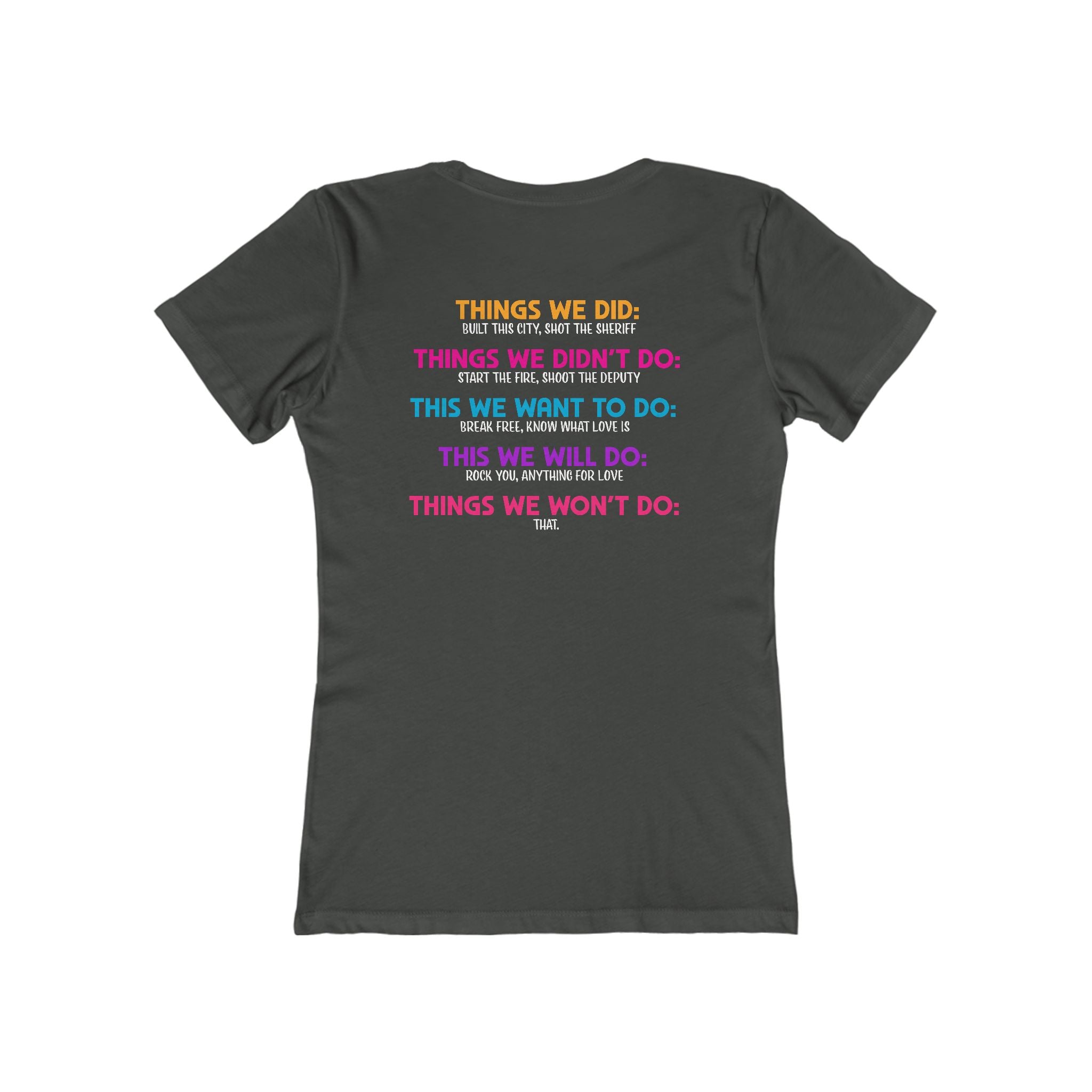 Hot Mom Summer Rock - The Boyfriend Tee for Women