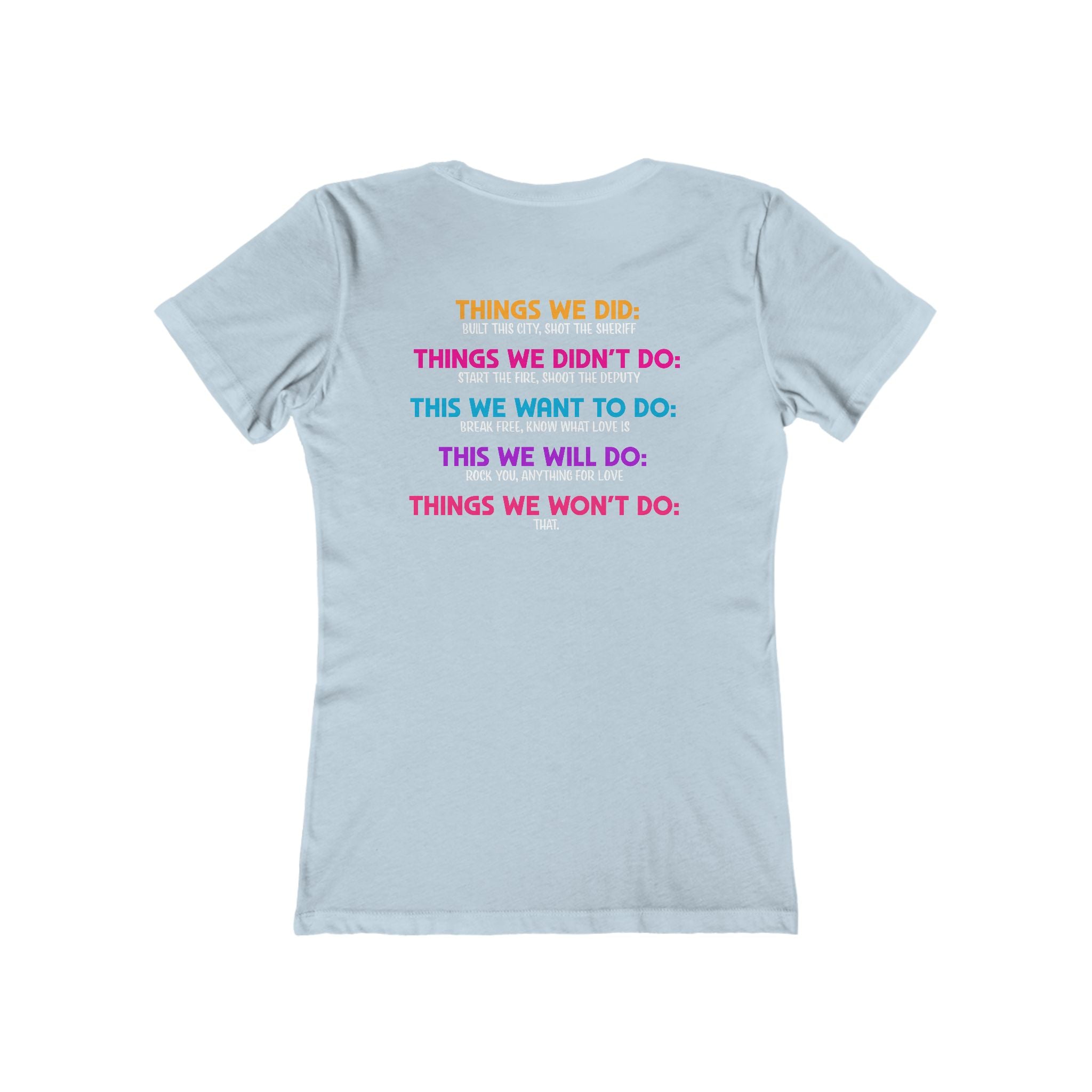 Hot Mom Summer Rock - The Boyfriend Tee for Women