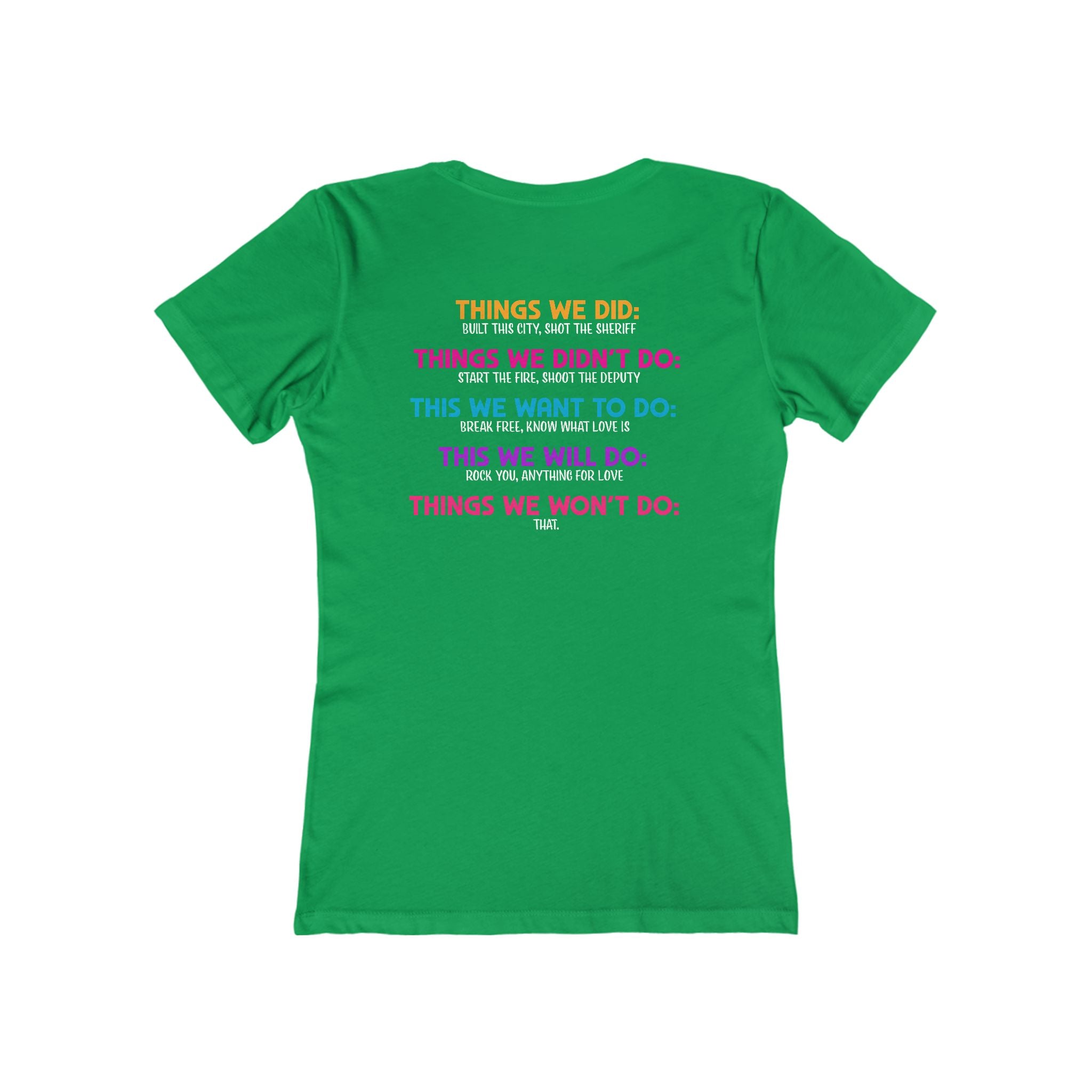 Hot Mom Summer Rock - The Boyfriend Tee for Women