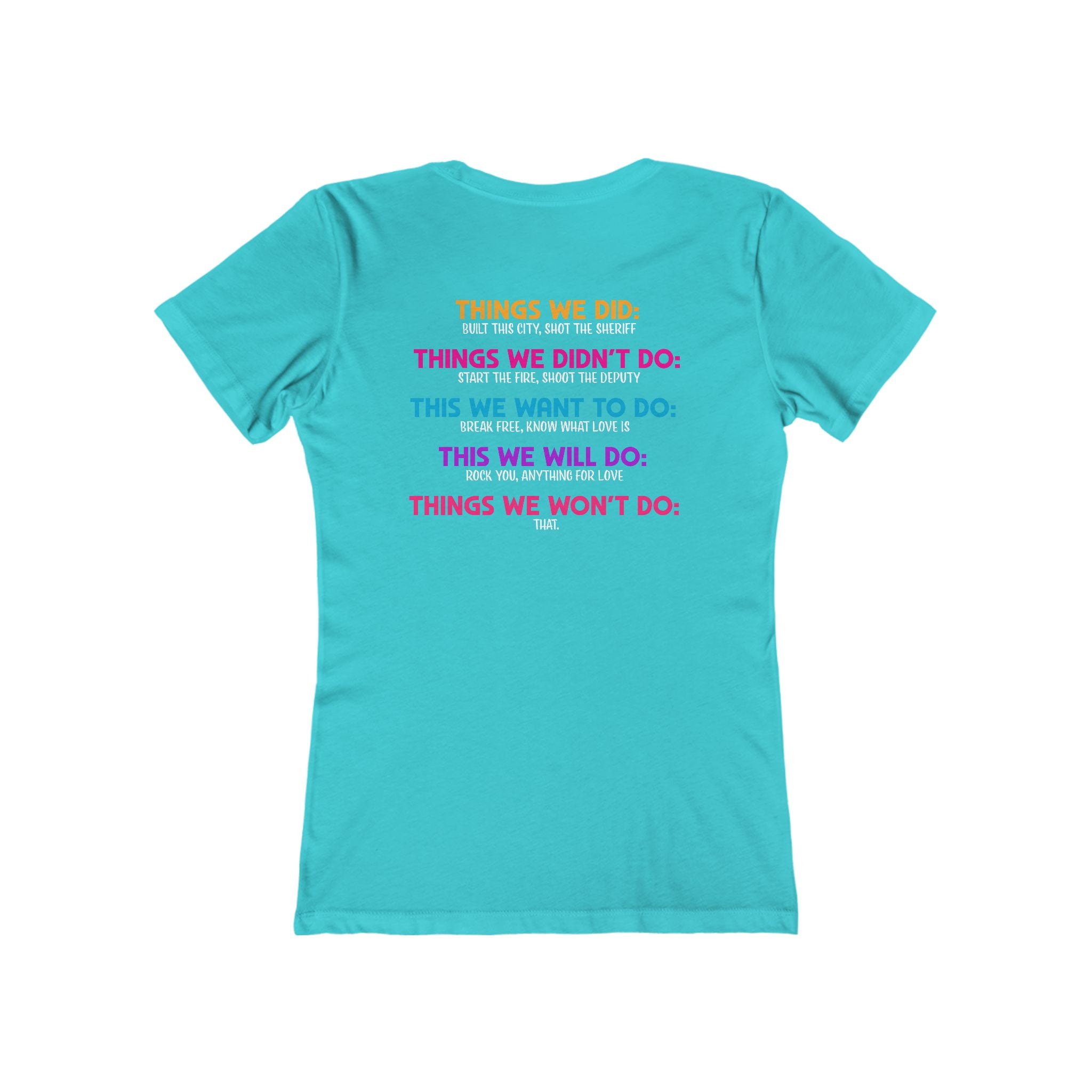 Hot Mom Summer Rock - The Boyfriend Tee for Women