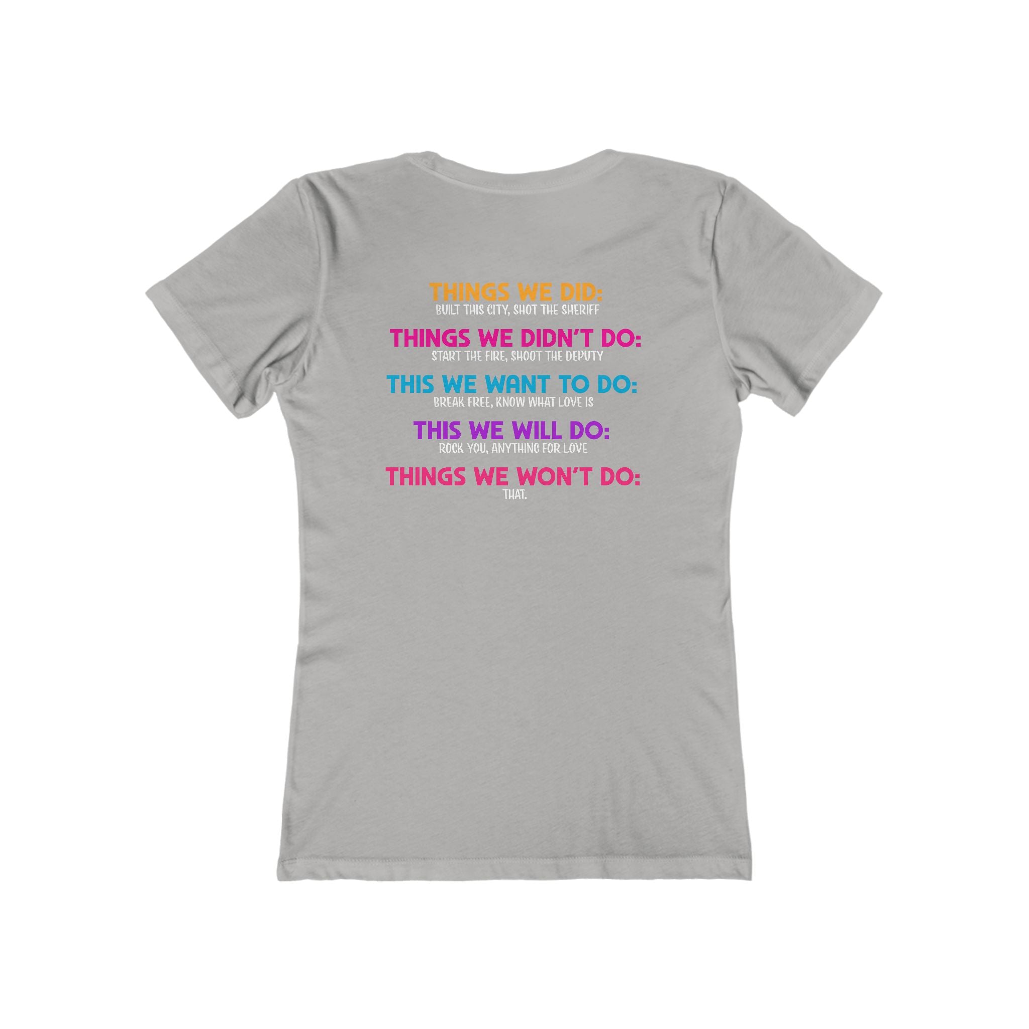 Hot Mom Summer Rock - The Boyfriend Tee for Women