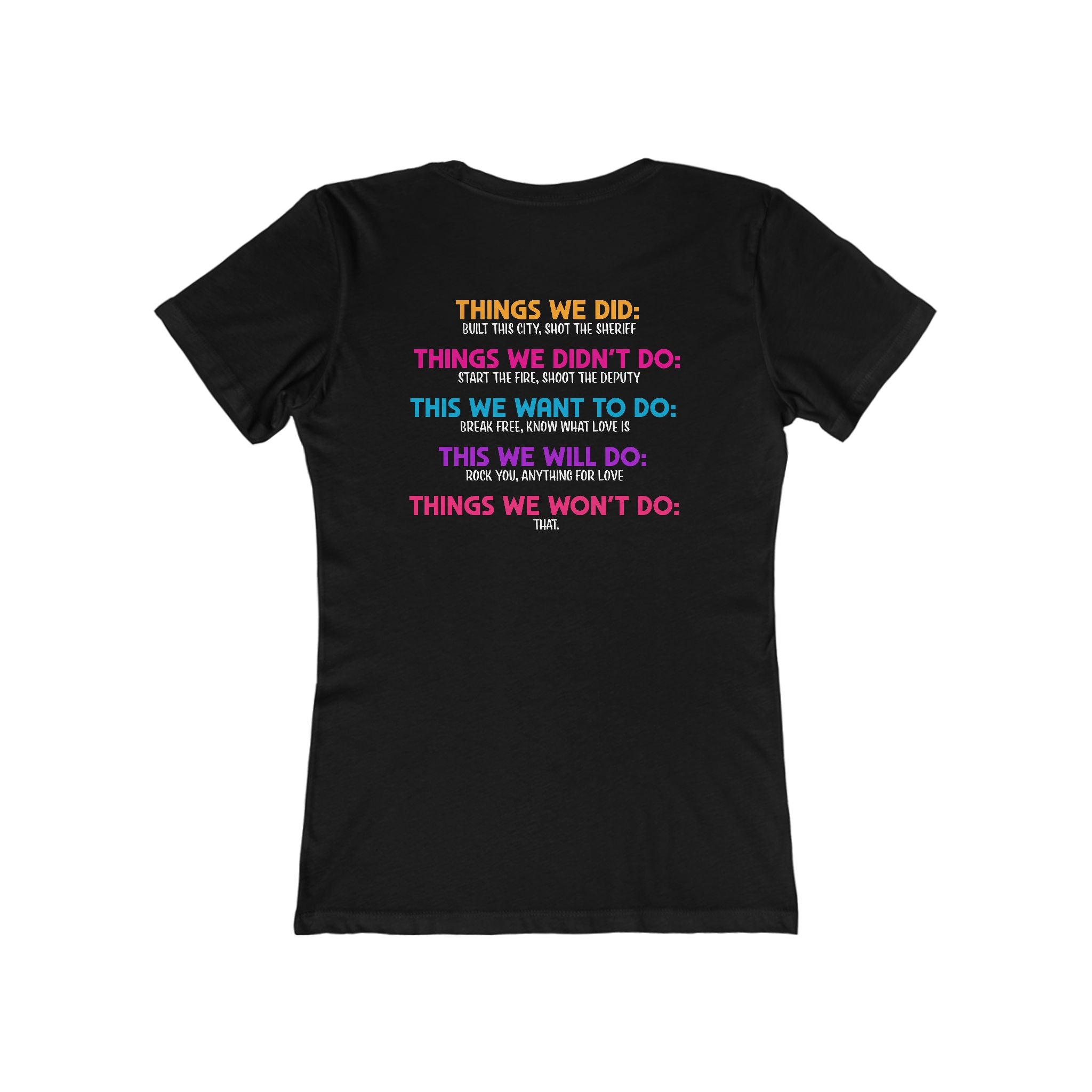 Hot Mom Summer Rock - The Boyfriend Tee for Women