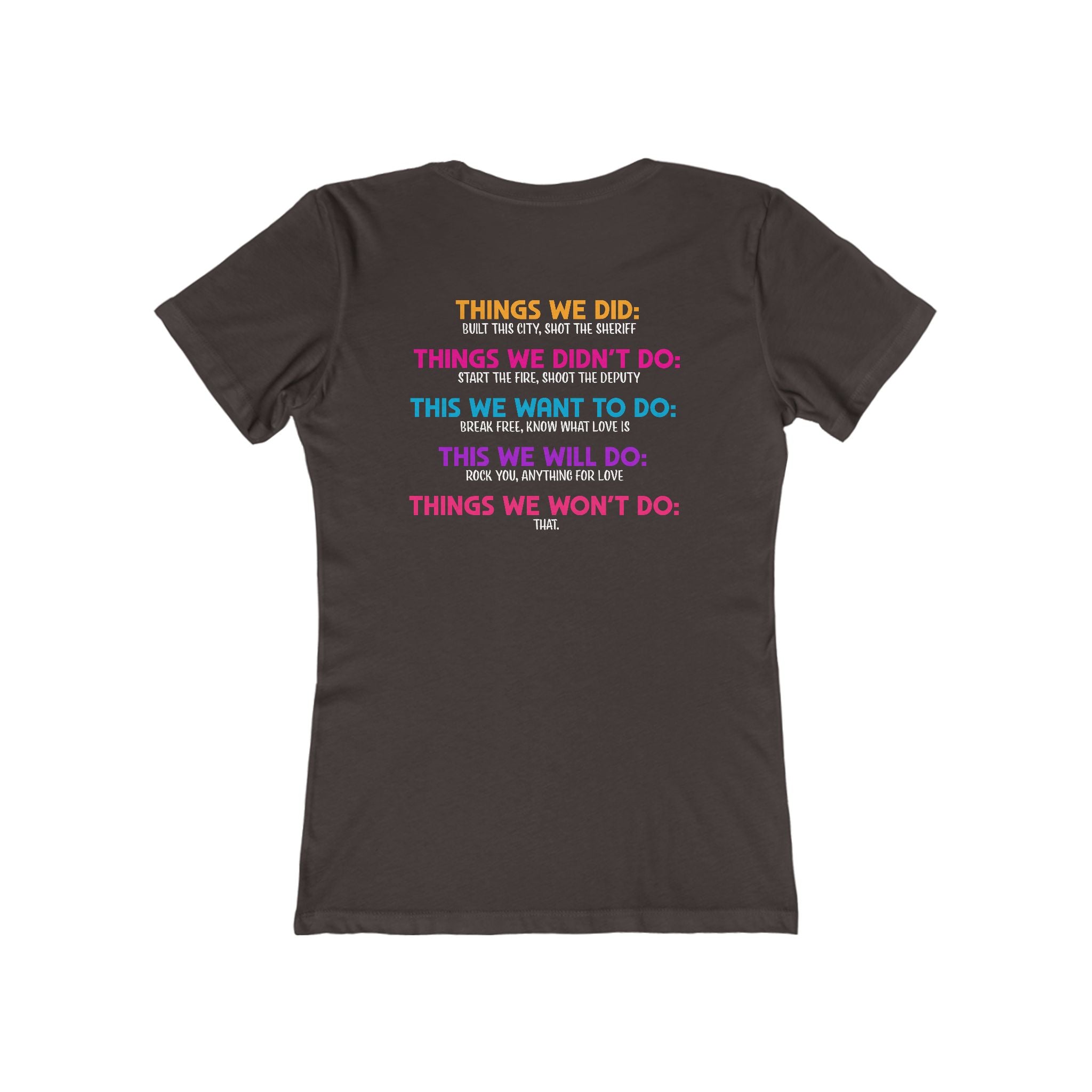 Hot Mom Summer Rock - The Boyfriend Tee for Women