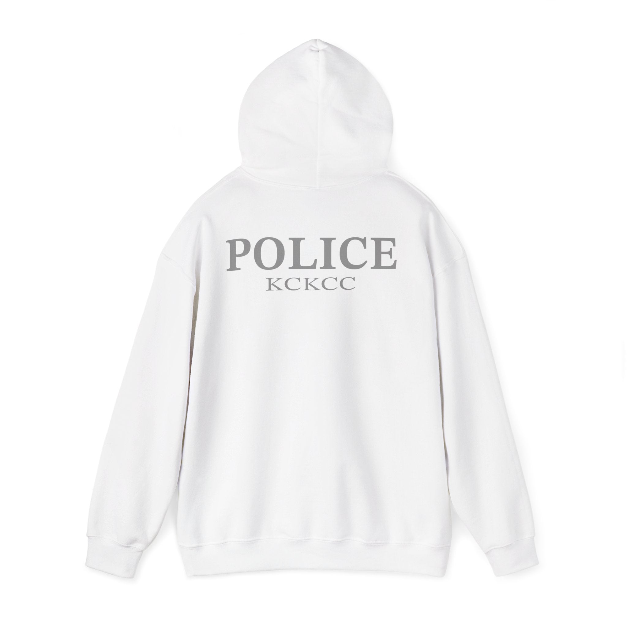 Kansas City College Police Grey Patch - Unisex Heavy Blend™ Hooded Sweatshirt