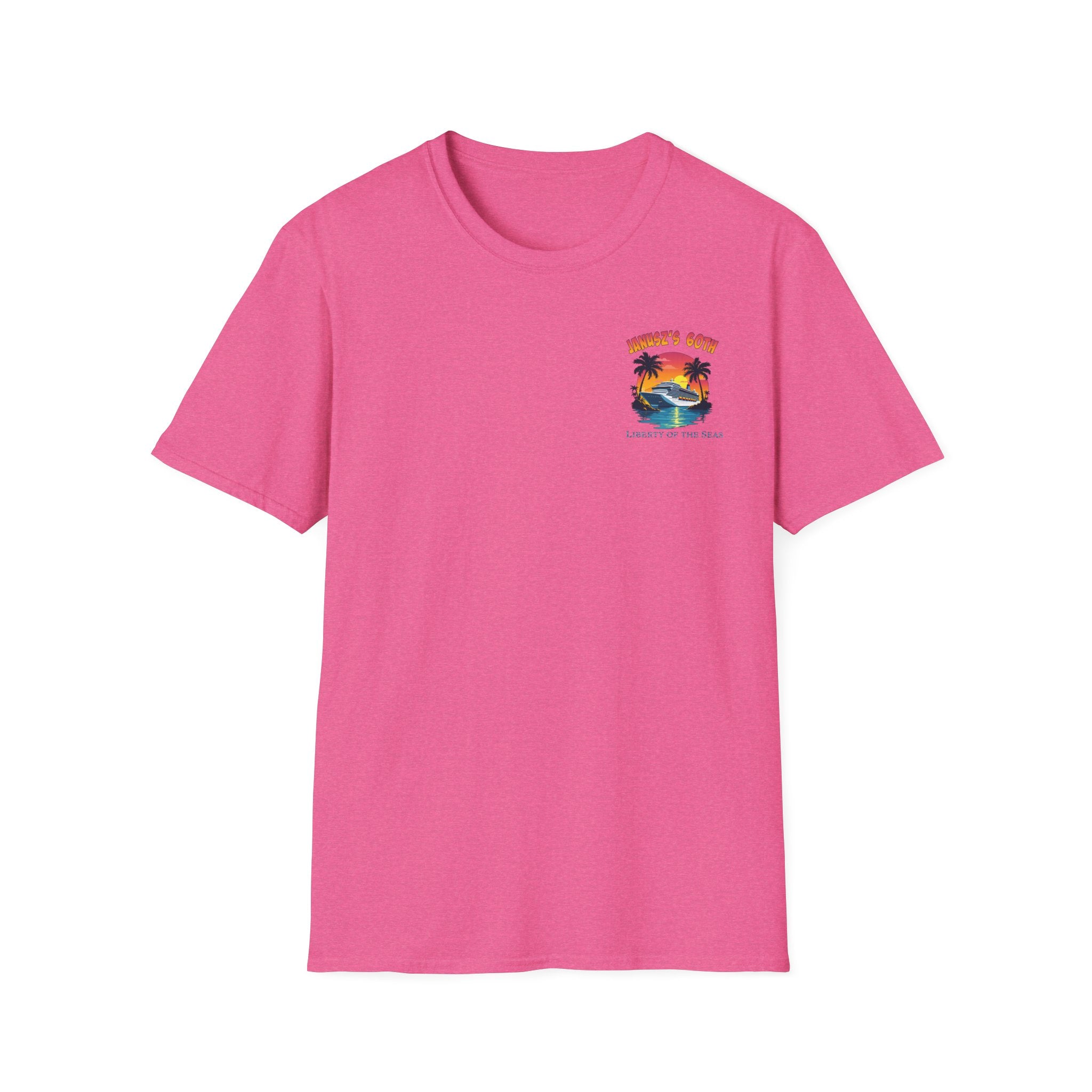Renee Family Cruise Colorful - Unisex Softstyle Cotton T-Shirt