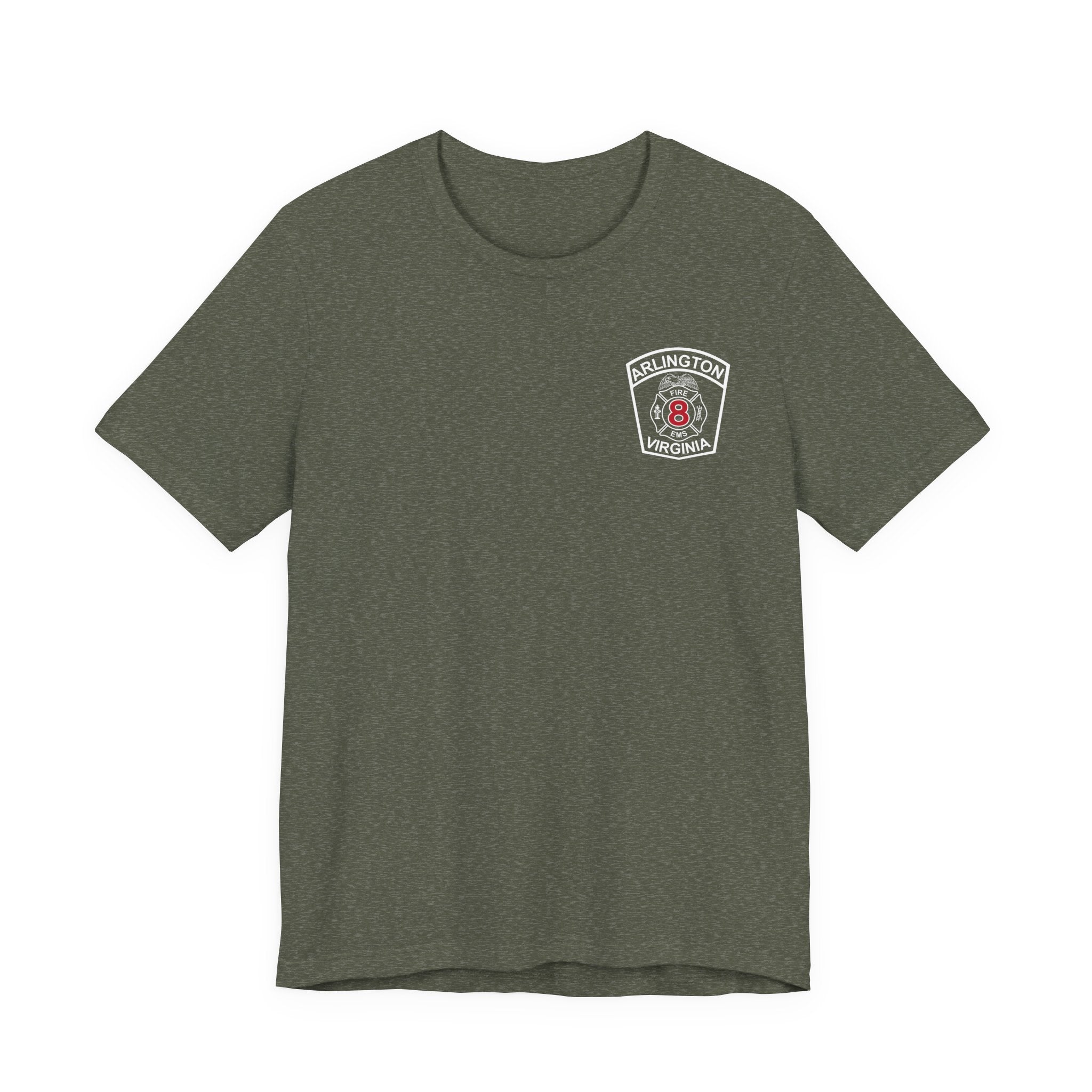 Engine 8 Arlington - Bella+Canvas Soft Unisex Tee