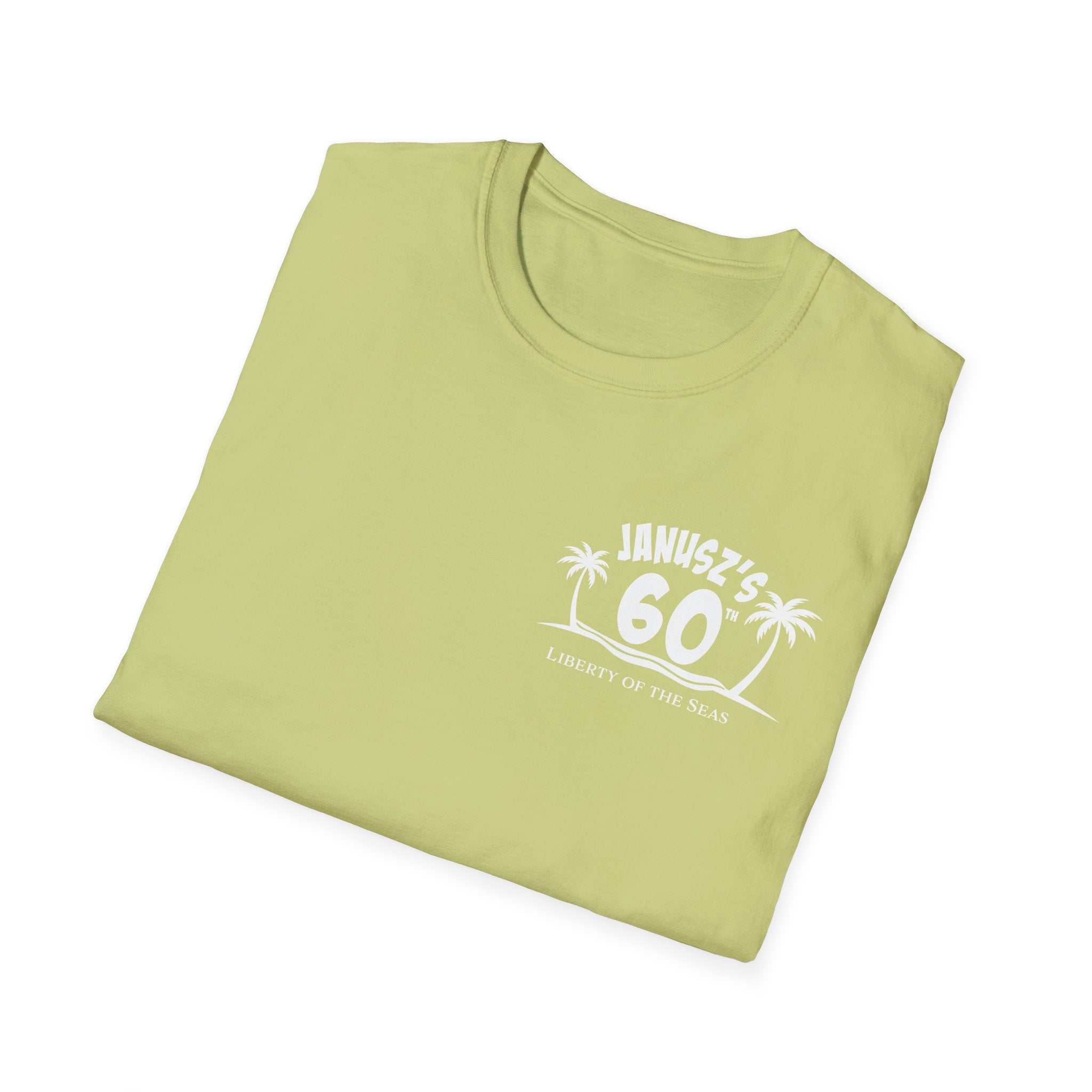 Renee Family Cruise white - Unisex Softstyle Cotton T-Shirt