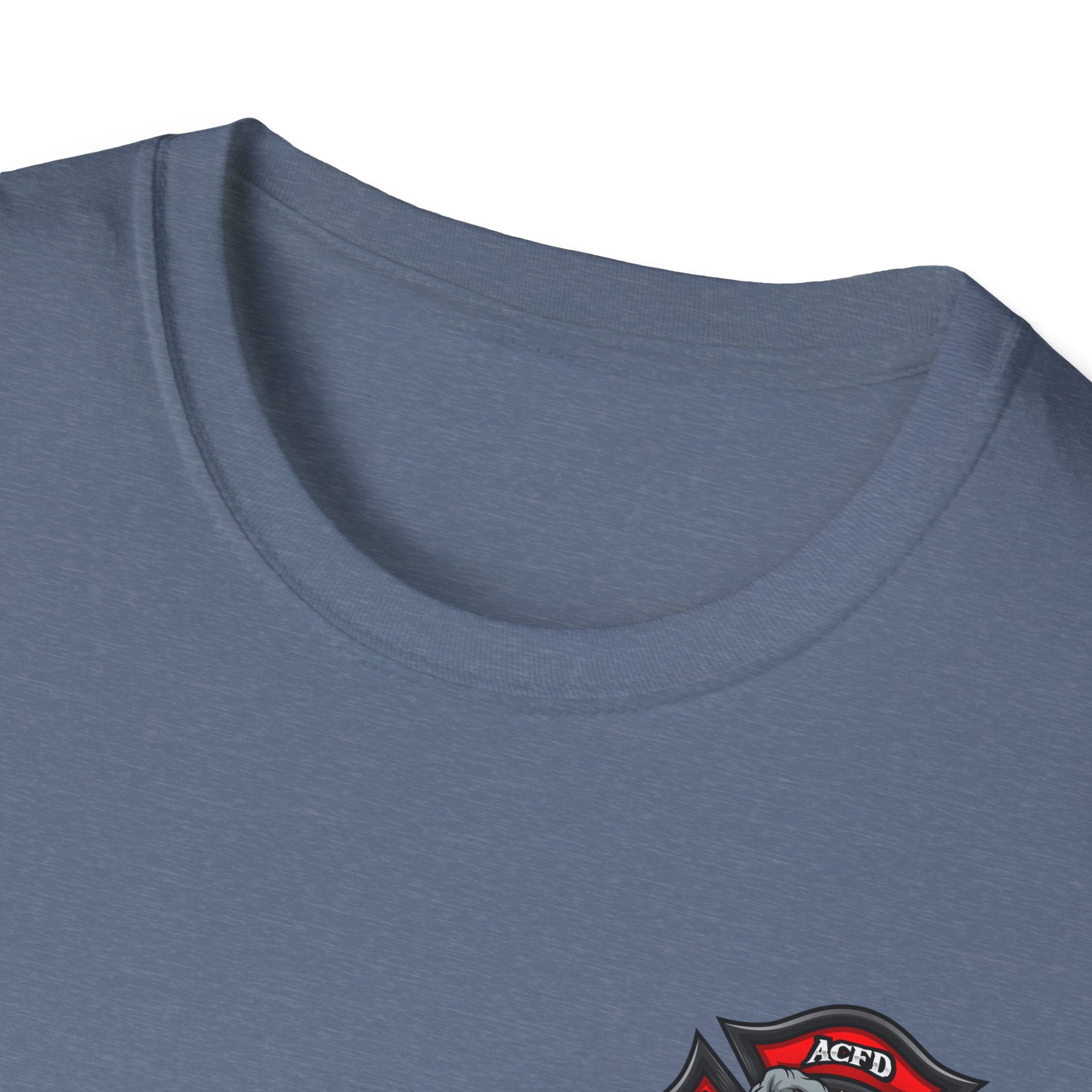Station 3 Rhino Logo Officer - Gildan Soft Cotton Softstyle T-Shirt