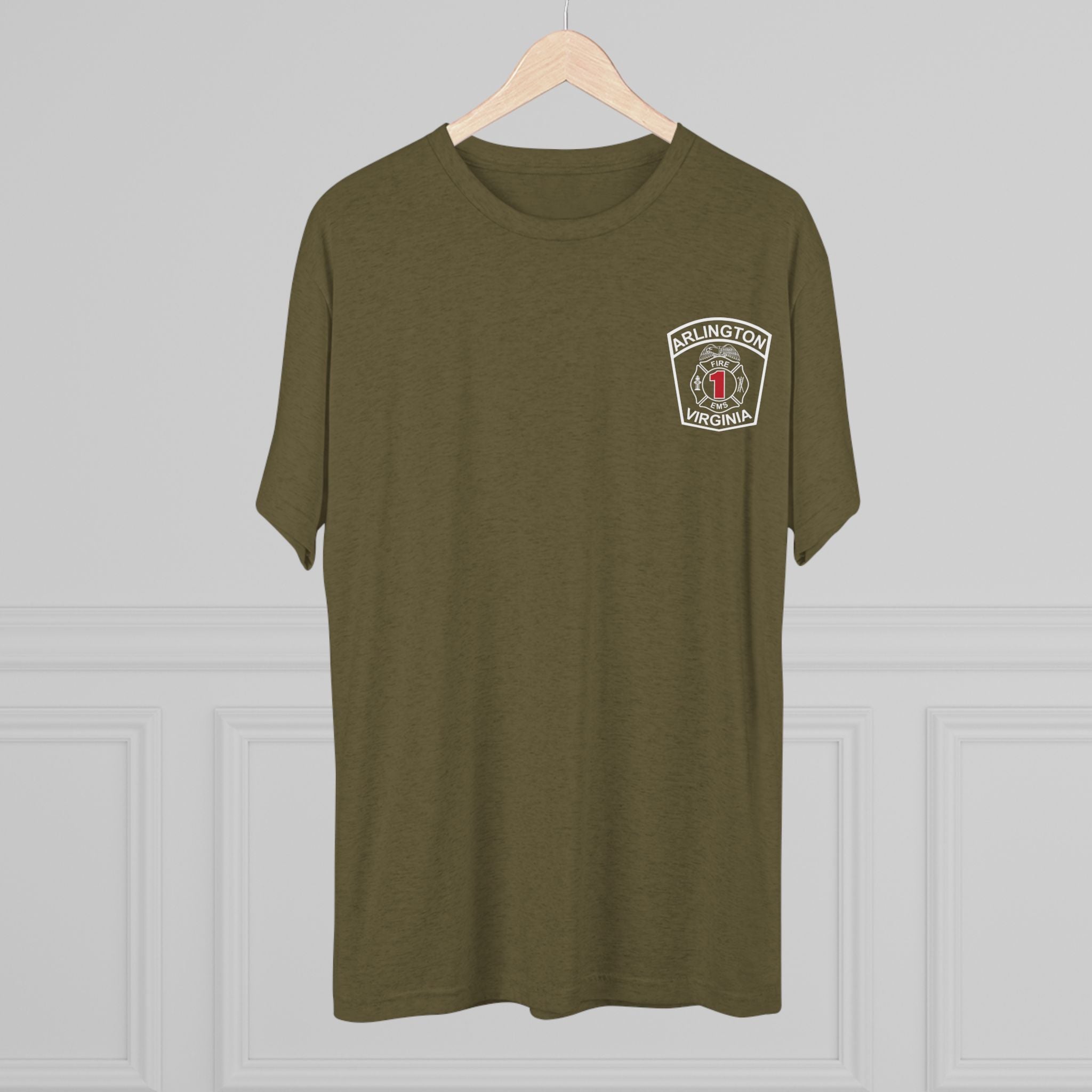 Arlington Engine 1 - NextLevel Tri-Blend Crew Tee