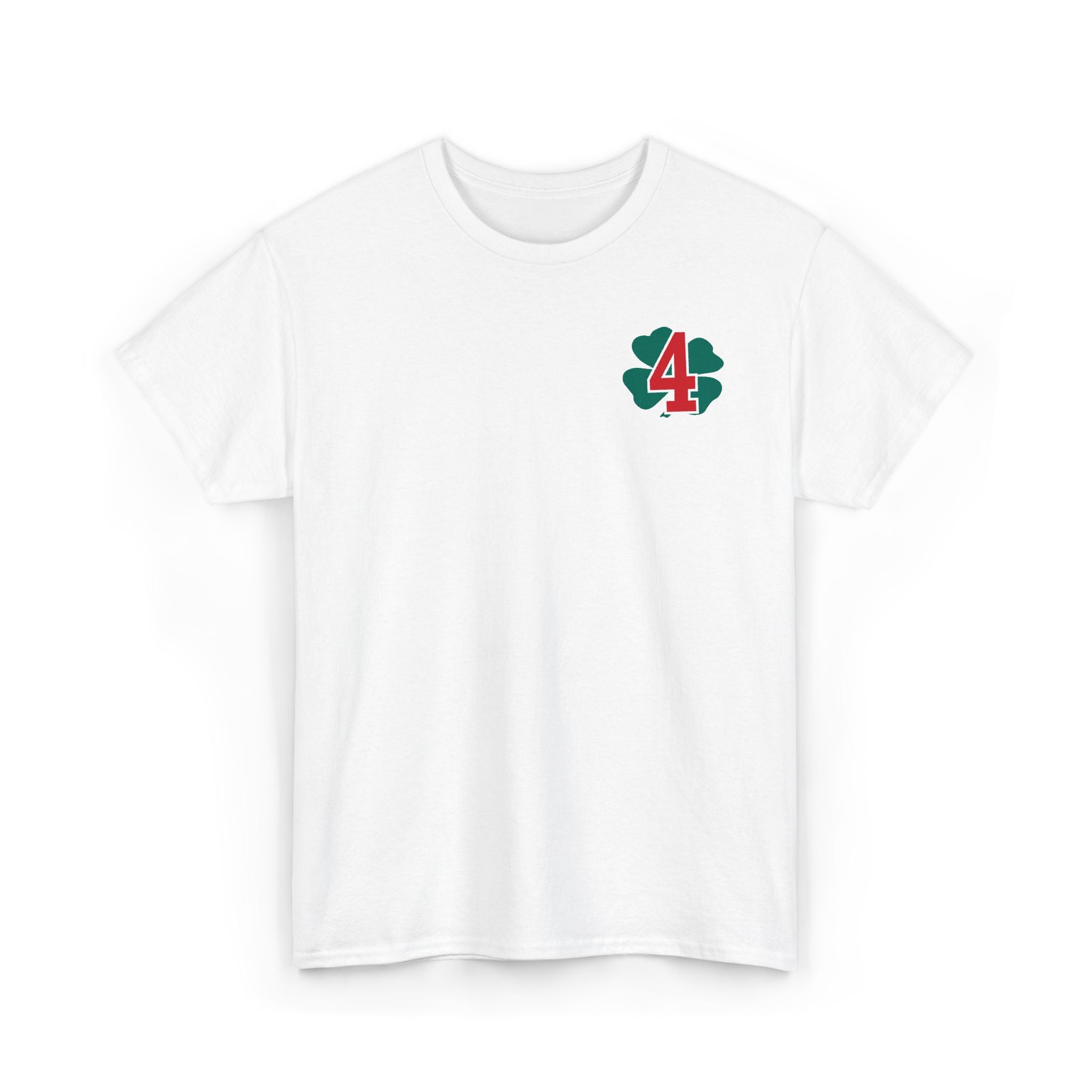 Station 4 Clover front /AC4FD back - Gildan 100% Cotton Tee Unisex Heavy