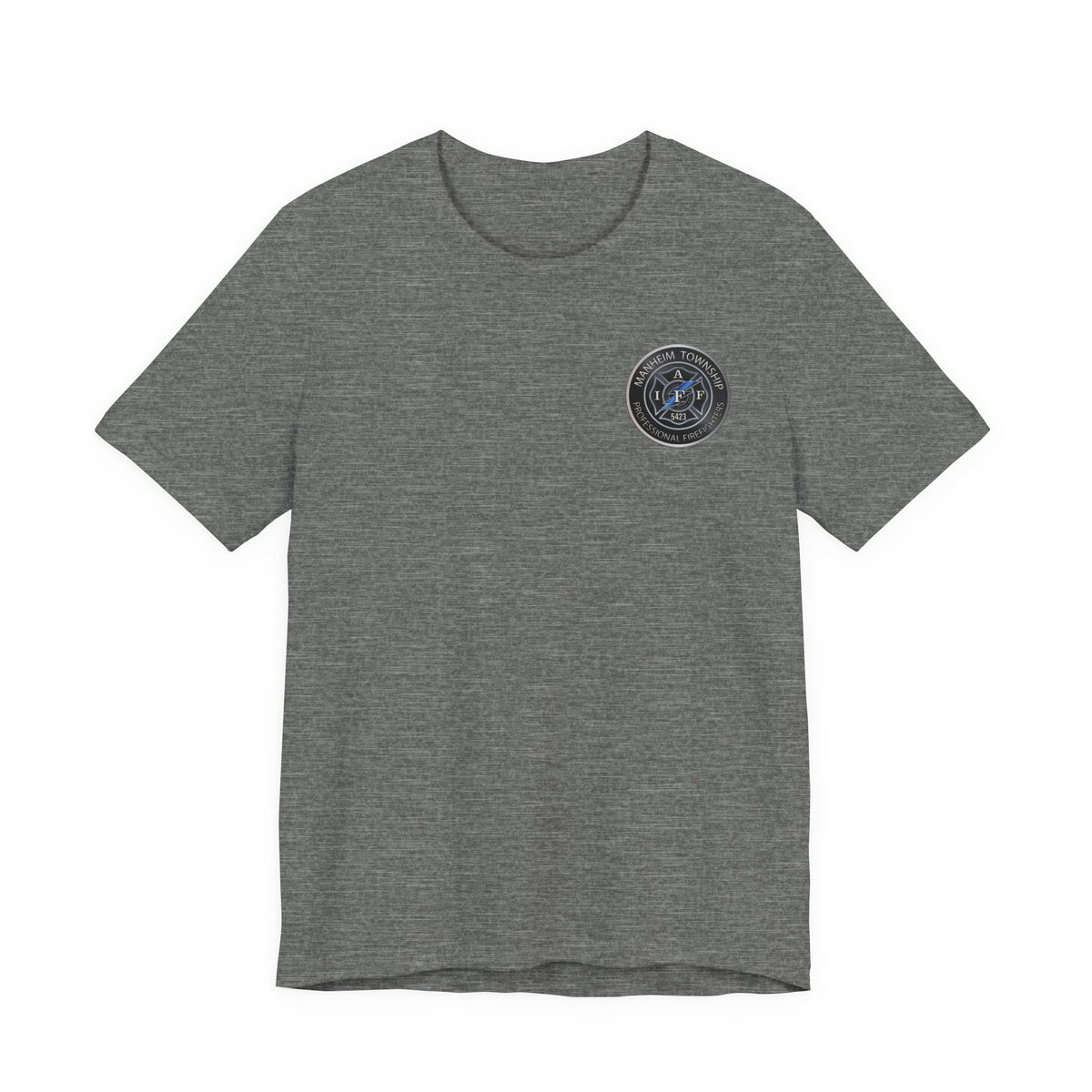 Manheim Township Local 5423 white - Bella+Canvas Soft Unisex Tee