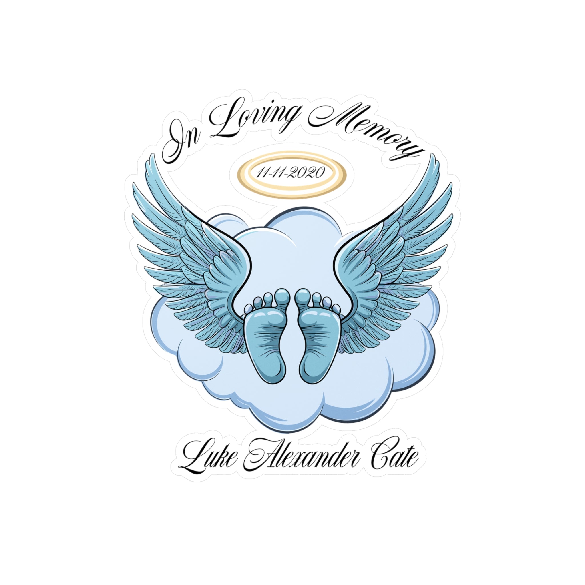 In Loving Memory - Kiss-Cut Vinyl Decals -