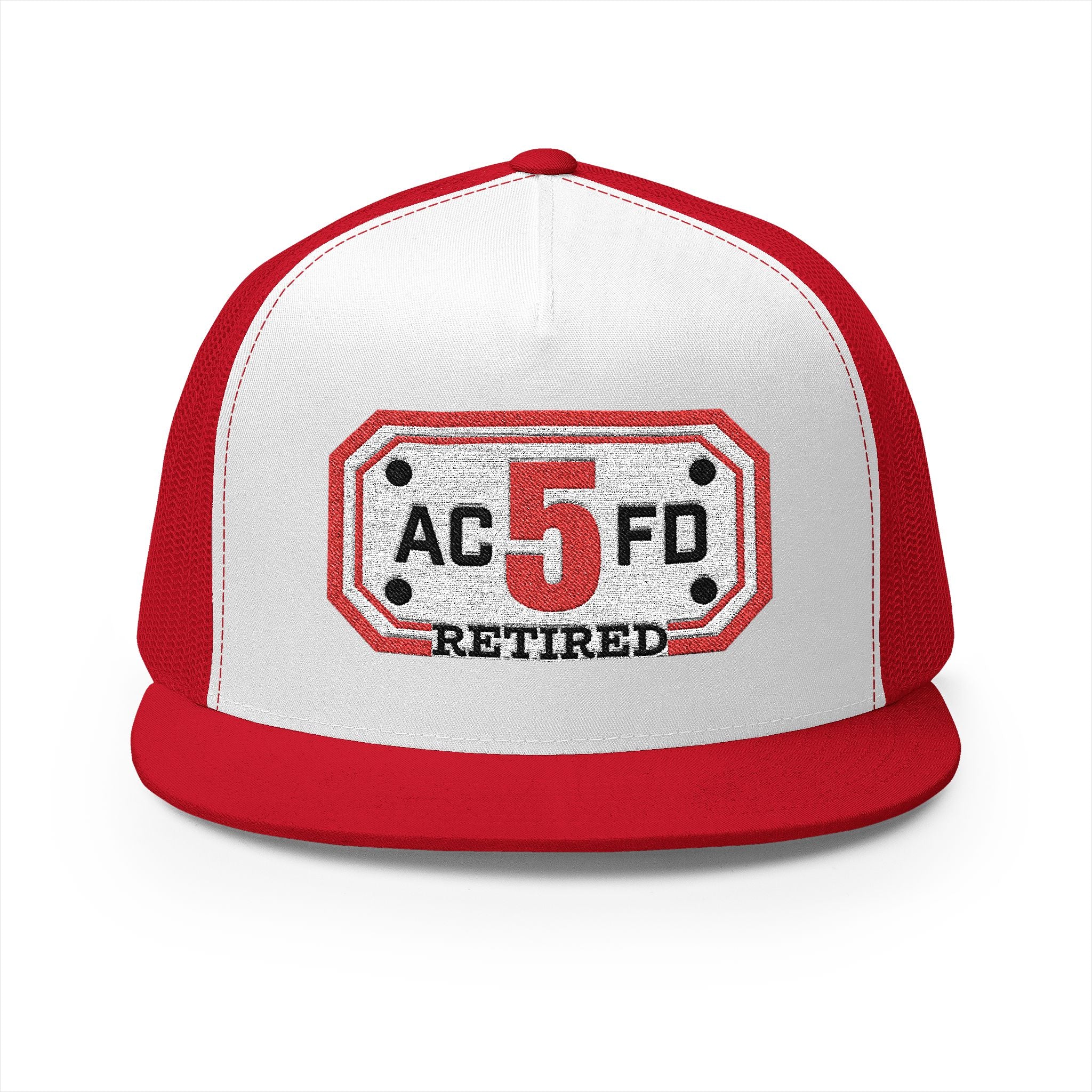Retired Arlington Engine 5 - 5 Panel Trucker Cap (Embroidery)