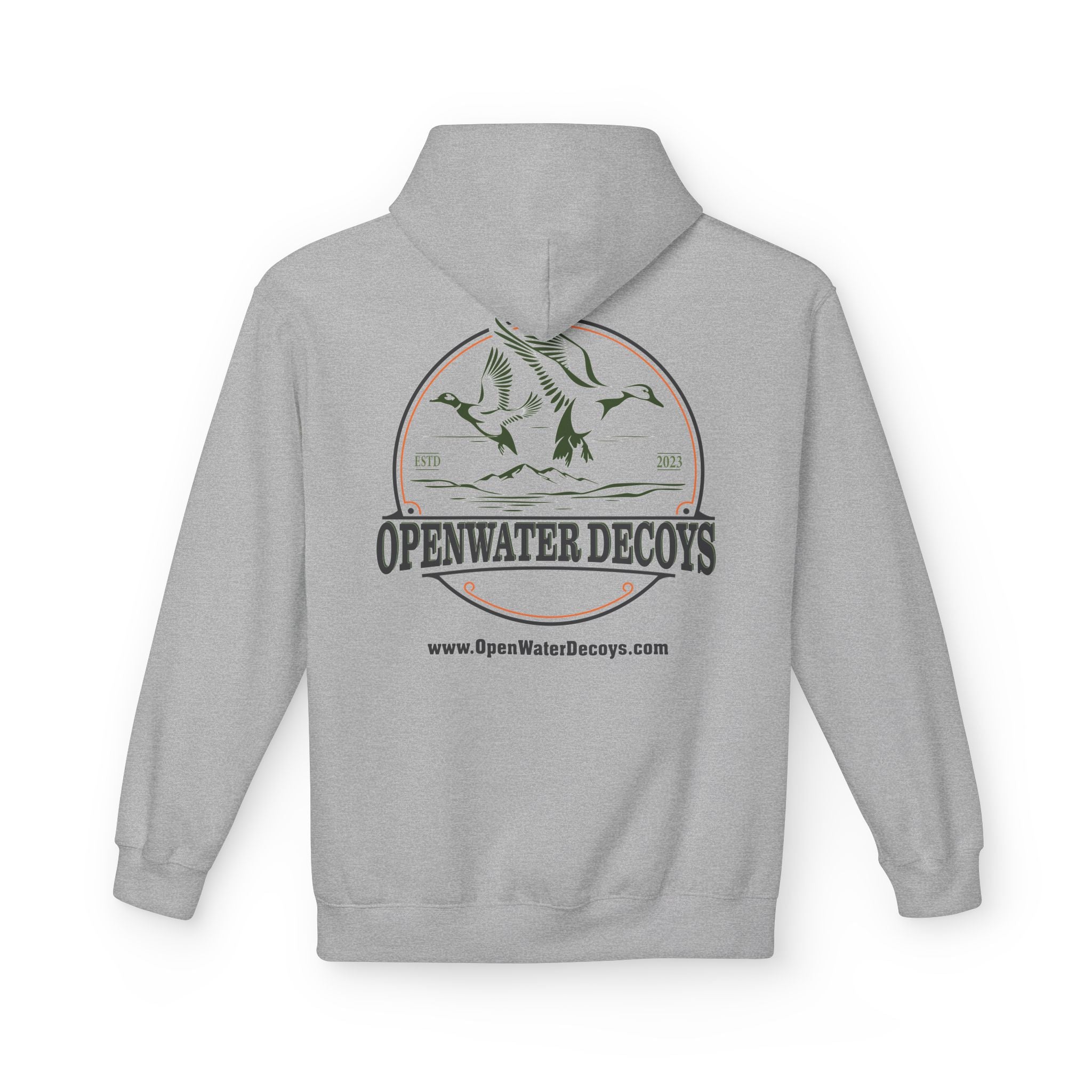 Open Water Decoys - Midweight Softstyle Fleece Hoodie