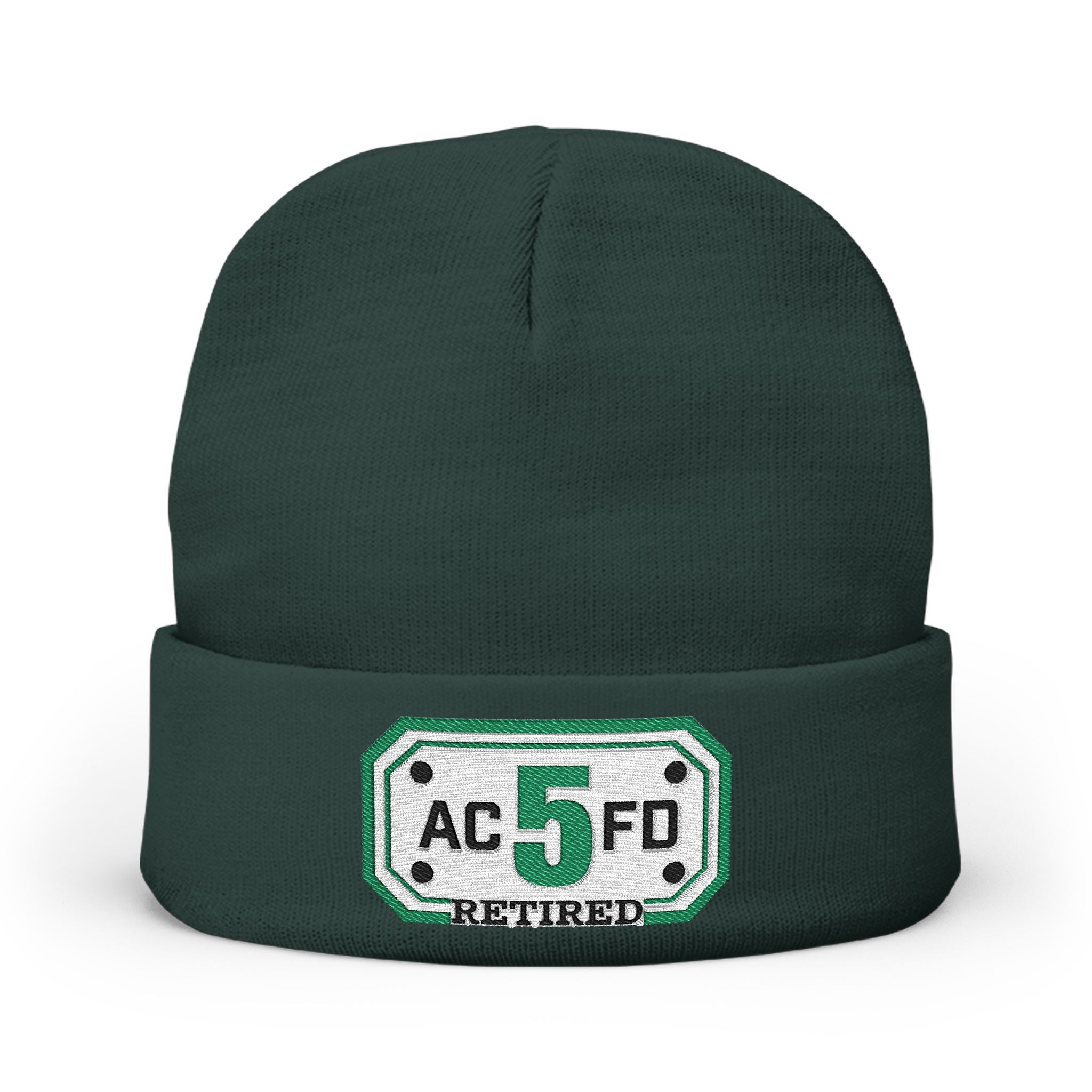 Retired Arlington Truck 5 - Knit Beanie (Embroidery)
