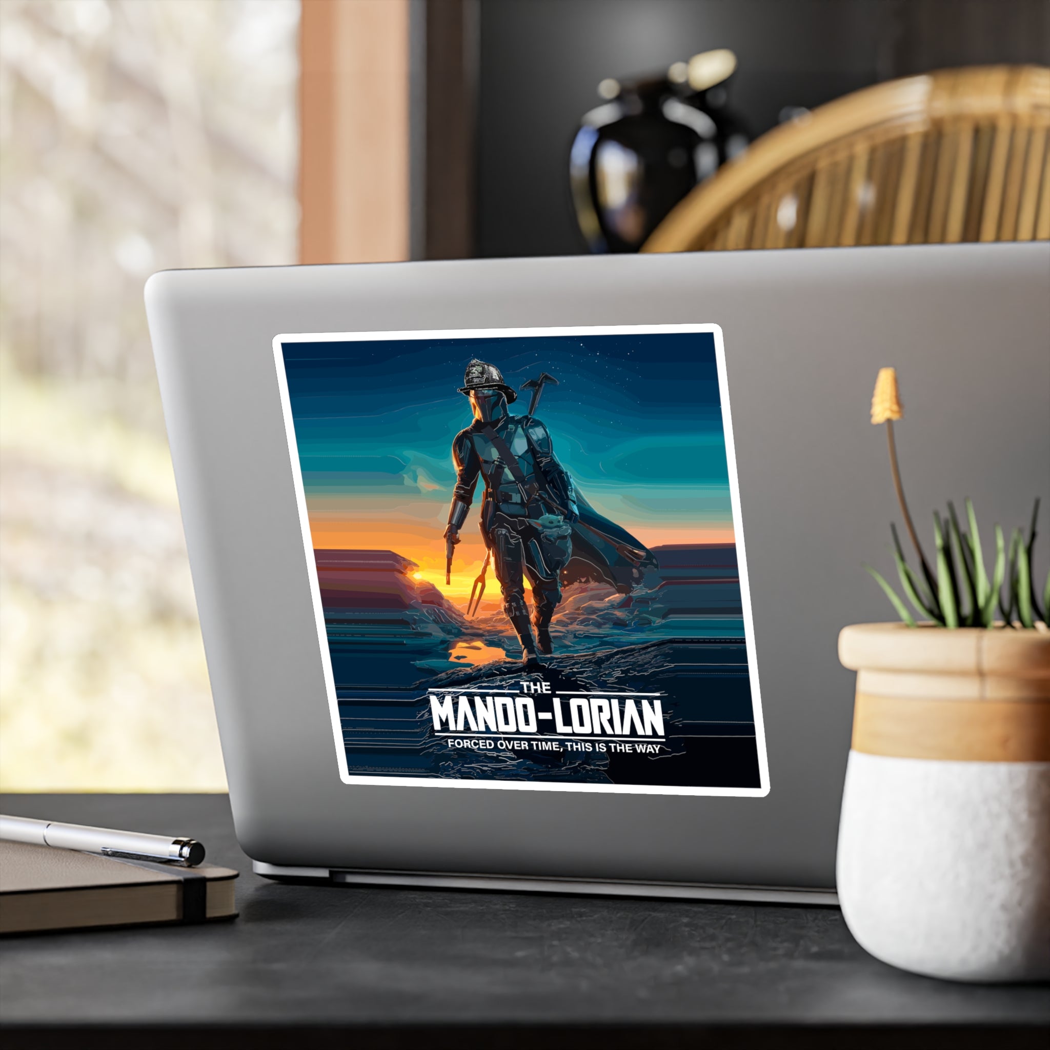 Kiss-Cut Vinyl Decals - Mando-Lorian