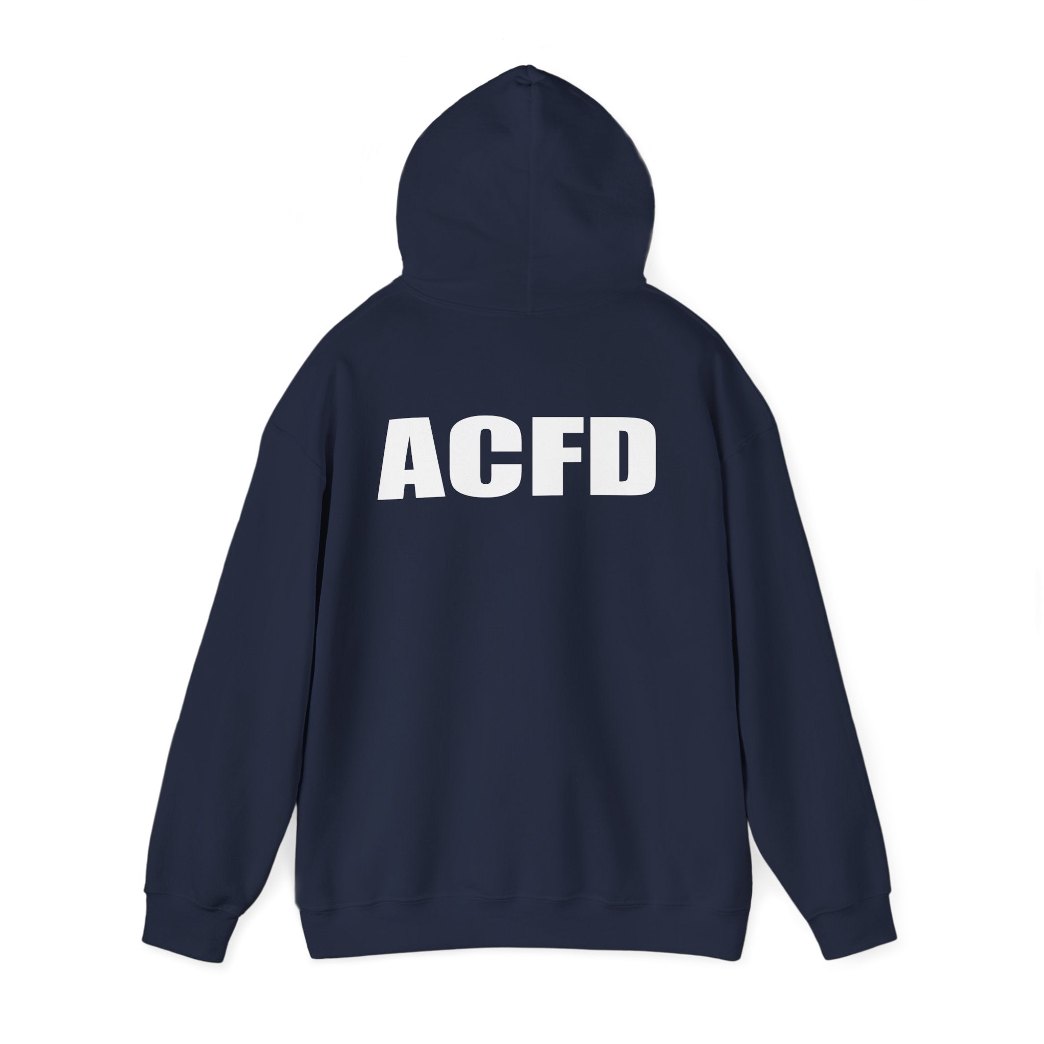 Arlington Station 3 Rhino Front/ACFD FF Back - Gildan Heavy Blend™ Hooded Sweatshirt