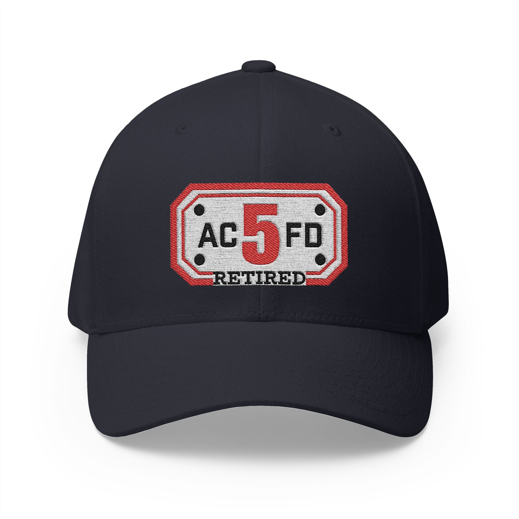 Retired Arlington Engine 5 - FLEXFIT Closed-Back Structured Cap (Embroidery)