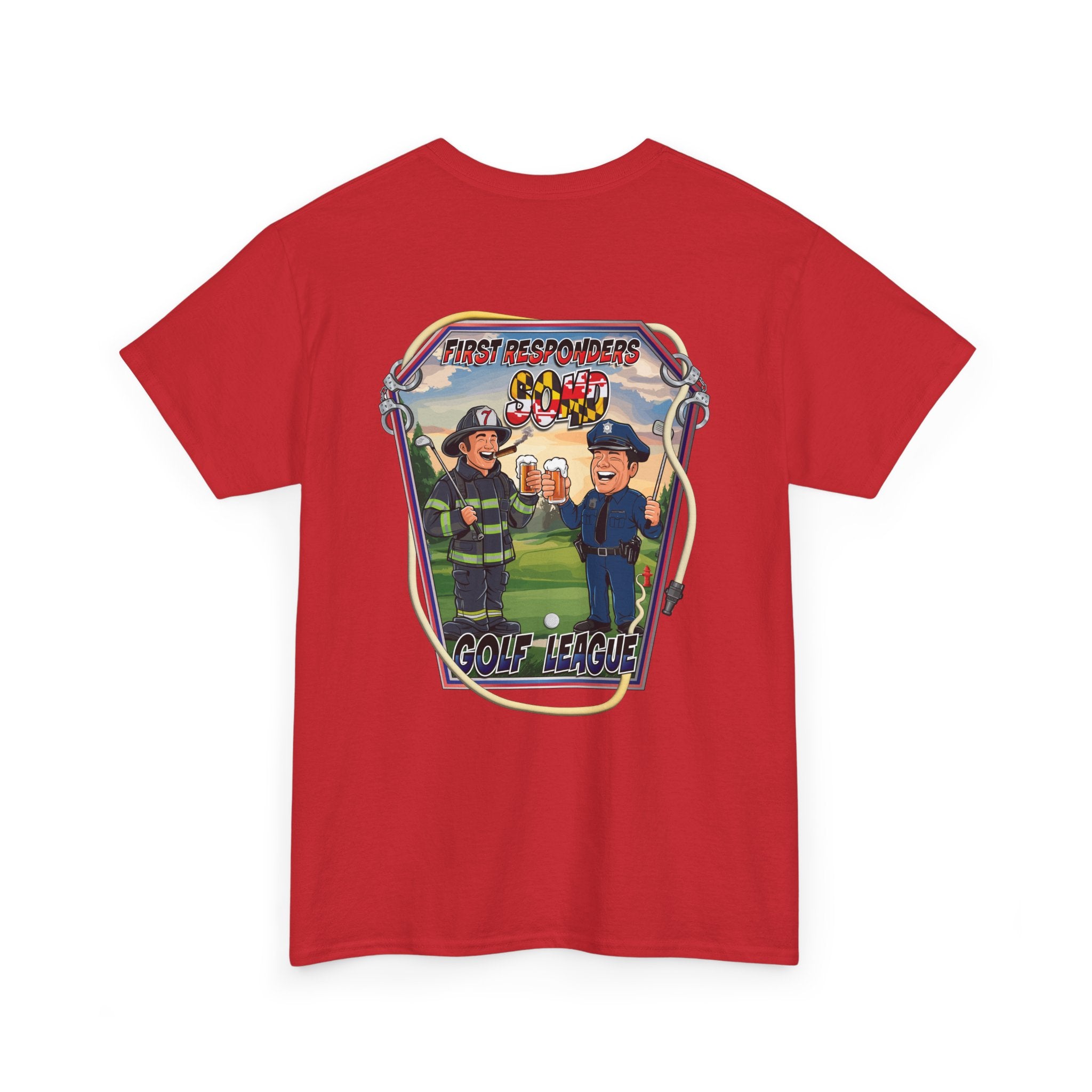 SOMD First Responder Golf - Heavy Cotton Tee