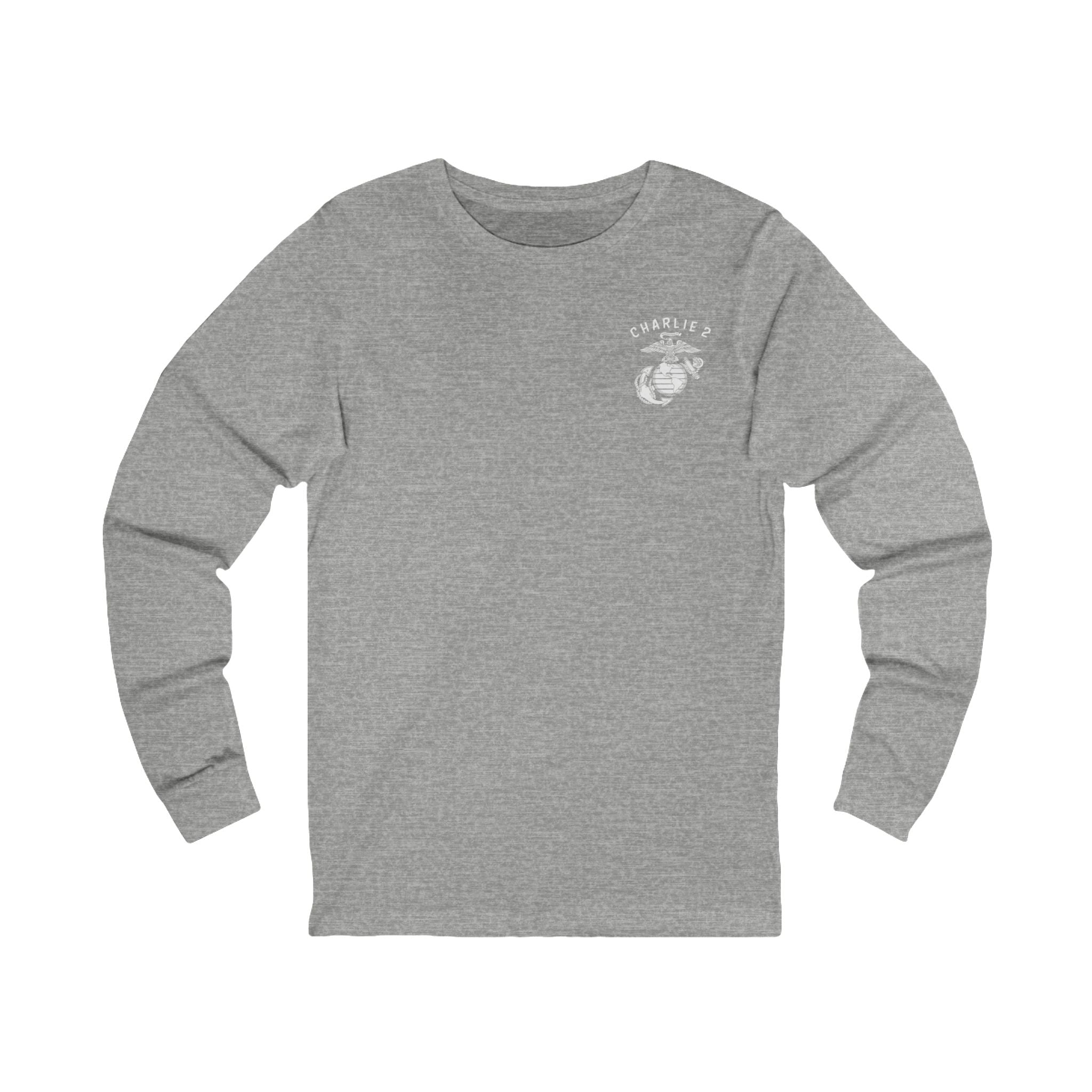 Charlie 2 Ronin (white Logo) - Bella-Canvas Soft Jersey Cotton Long Sleeve Tee