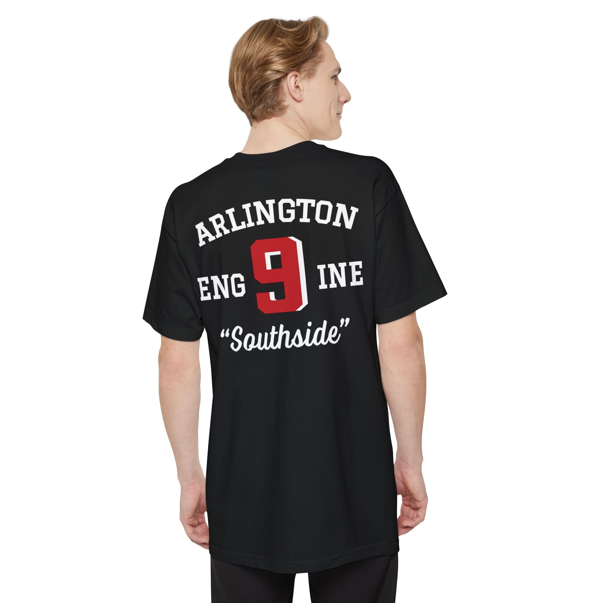 (Tall) Station 9 Firefighter Engine - Tall Beefy-T® - Unisex T-Shirt