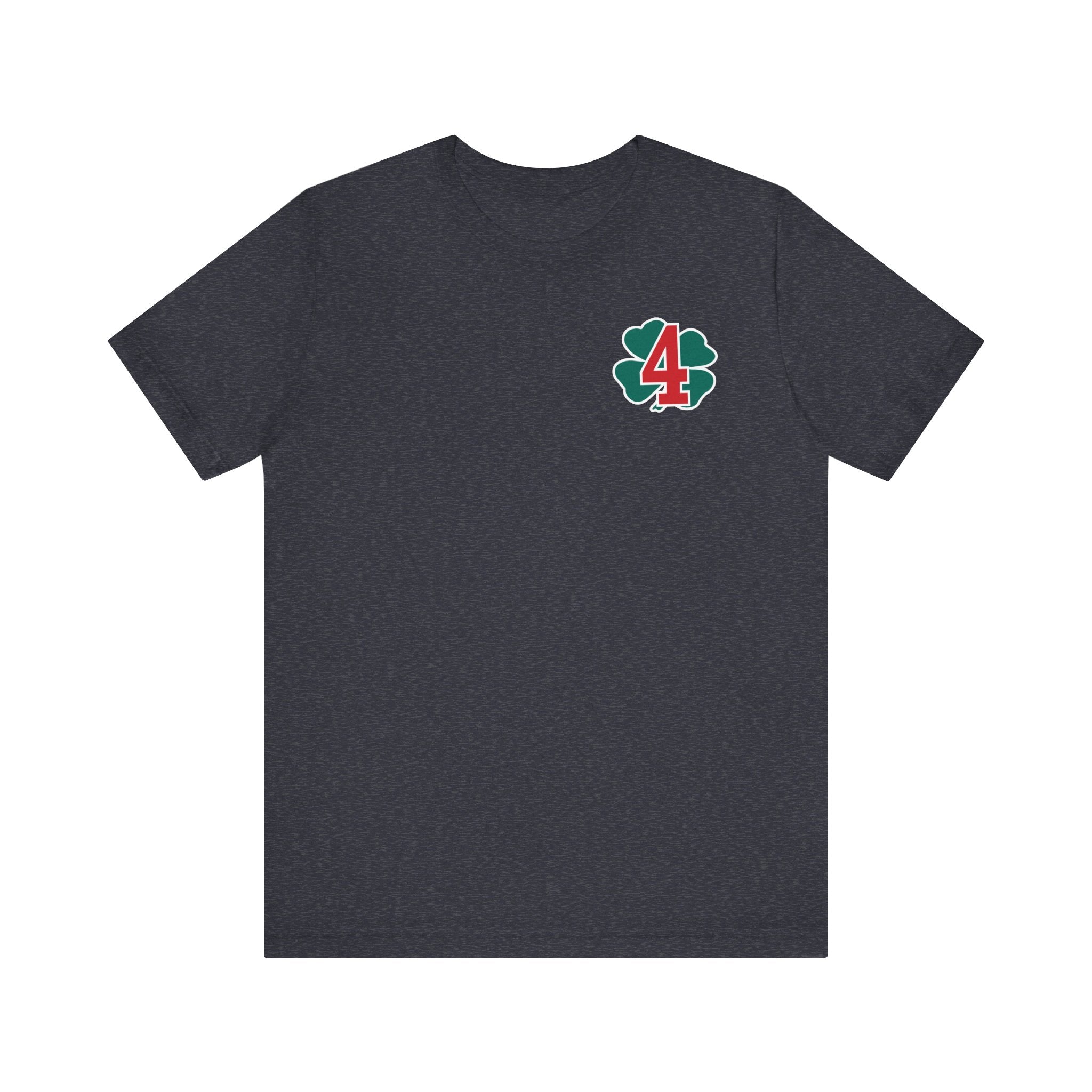 Station 4 Clover on front and back - Bella+Canvas Soft Unisex Tee