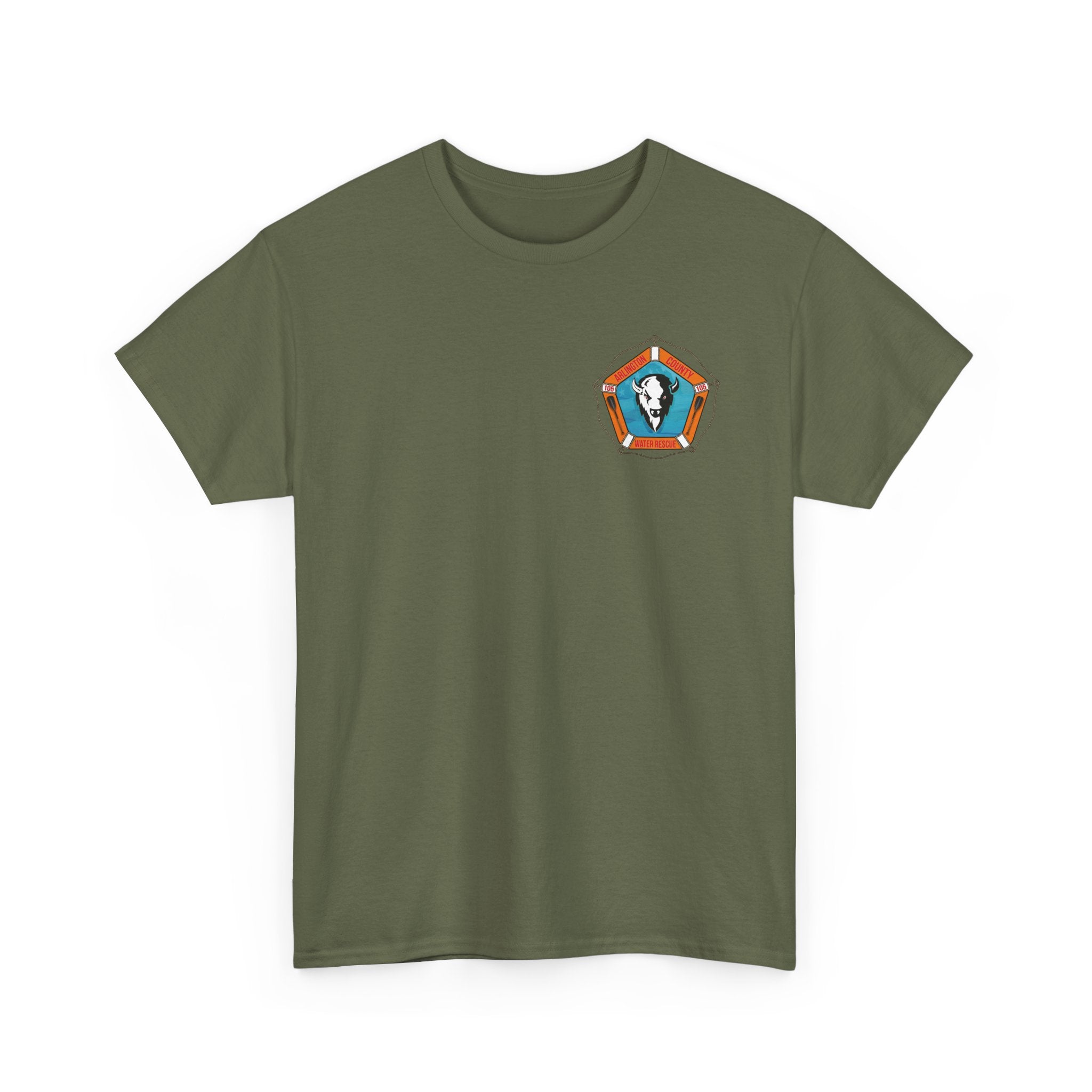 Heavy Cotton Unisex Tee - Station 5 Water Rescue