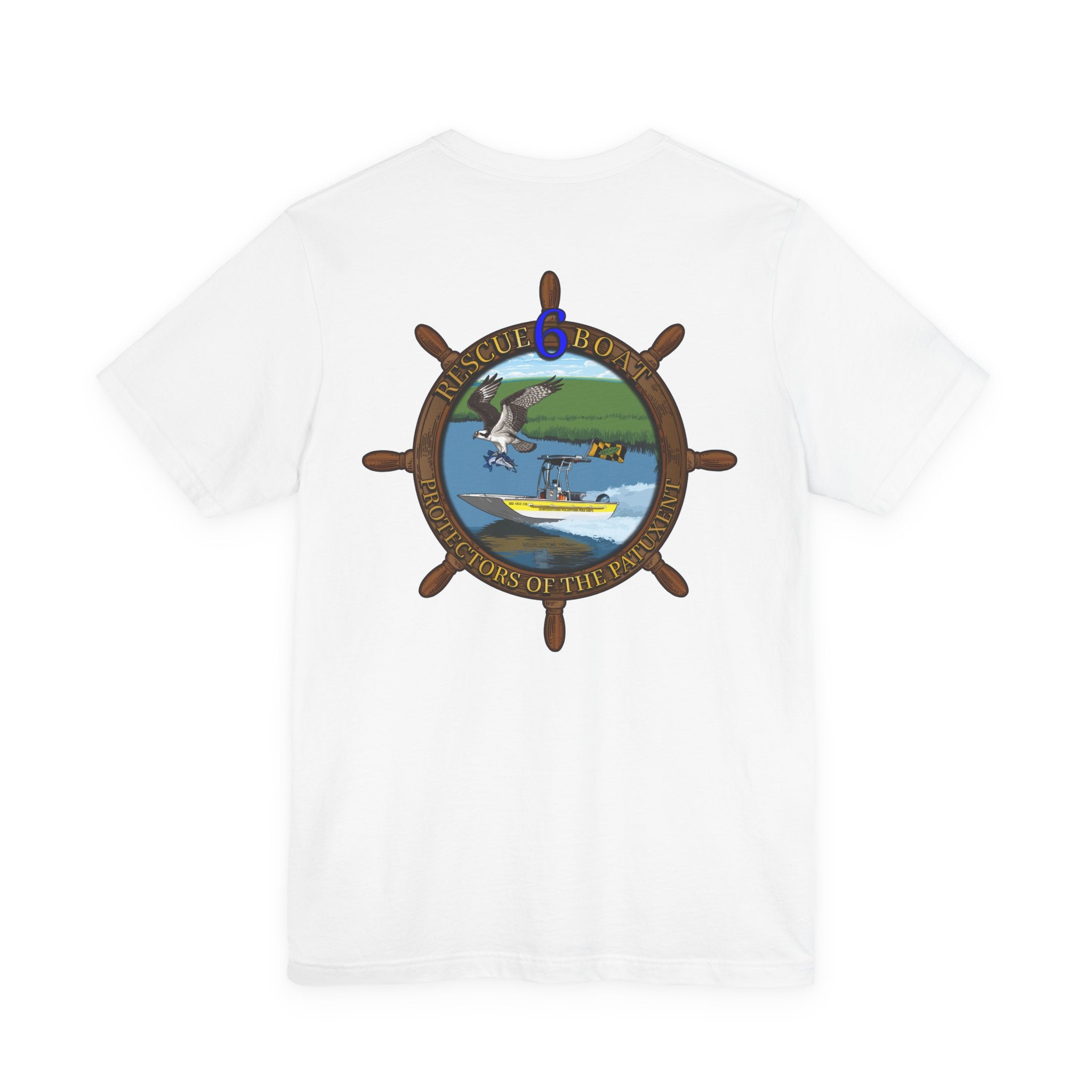 Huntingtown Vol. Fire Boat 6 - Bella+Canvas Soft Unisex Tee