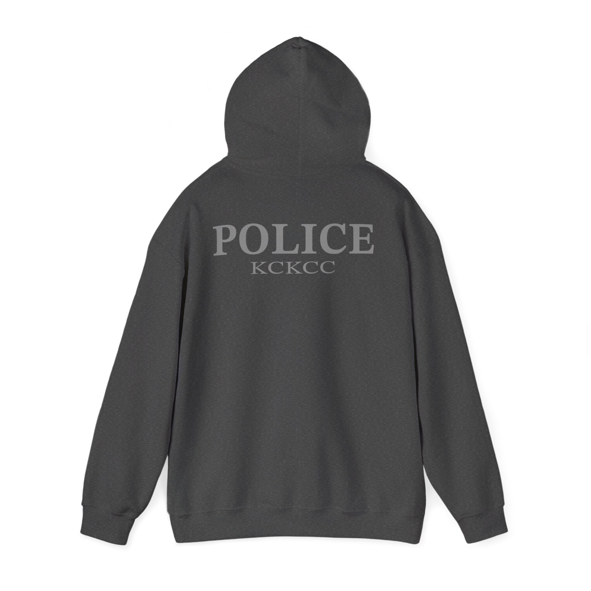 Kansas City College Police Grey Patch - Unisex Heavy Blend™ Hooded Sweatshirt