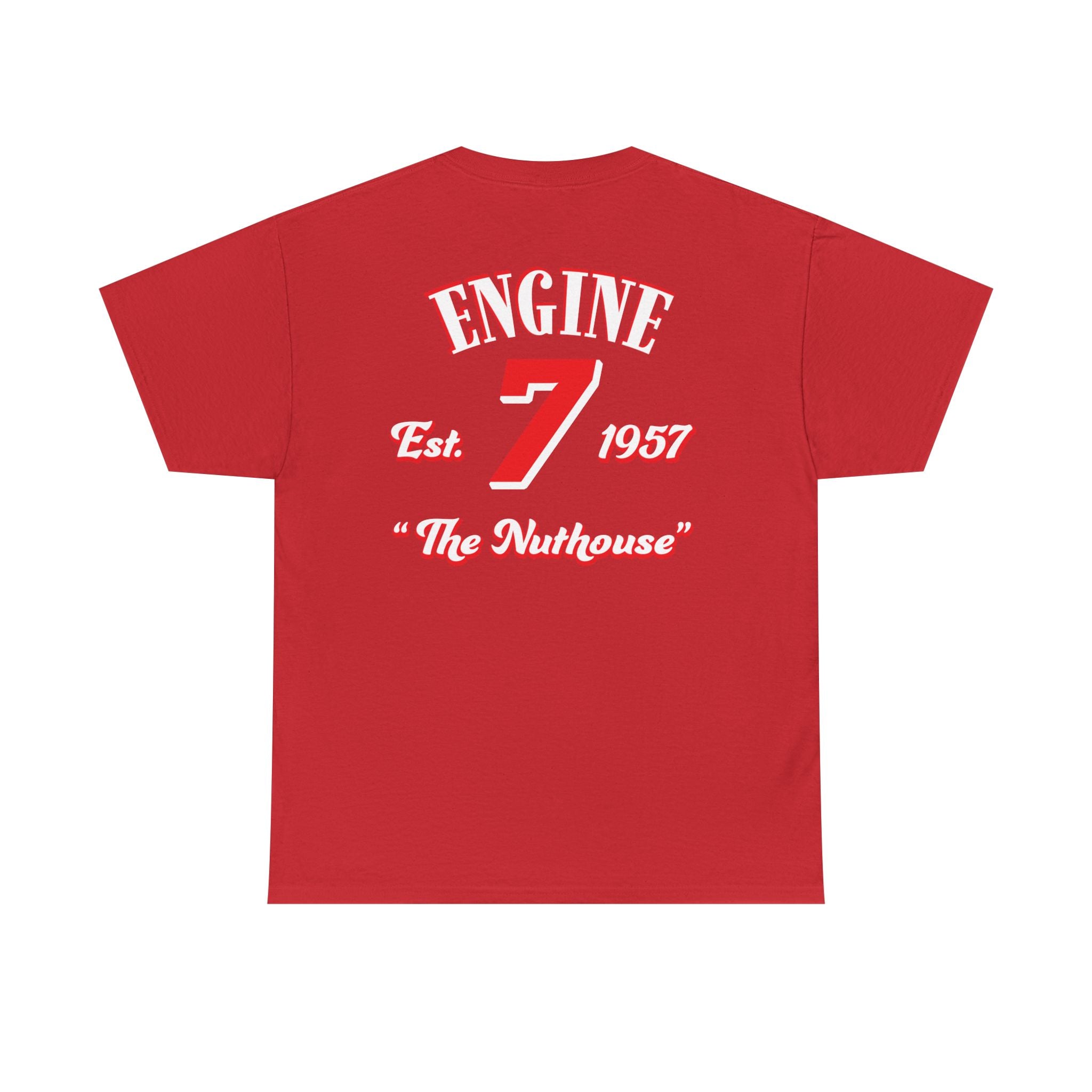 Hollywood MD Vol Fire Engine 7 - Heavy Cotton Unisex Tee