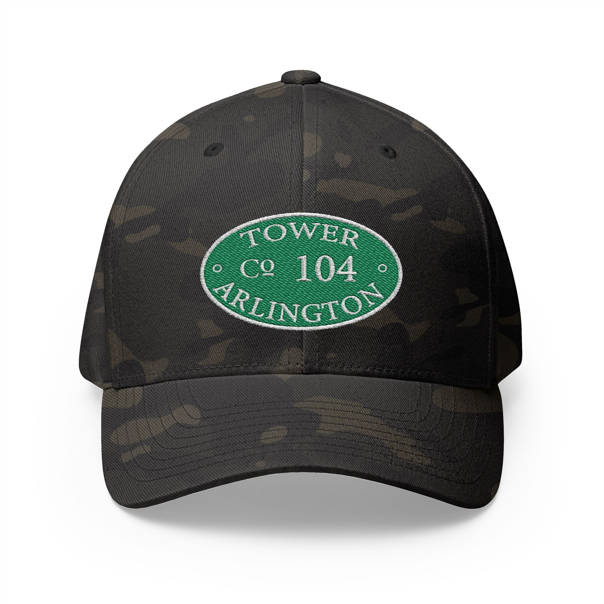 Arlington Tower 4 Circle Patch - FLEXFIT Closed-Back Structured Cap (Embroidery)