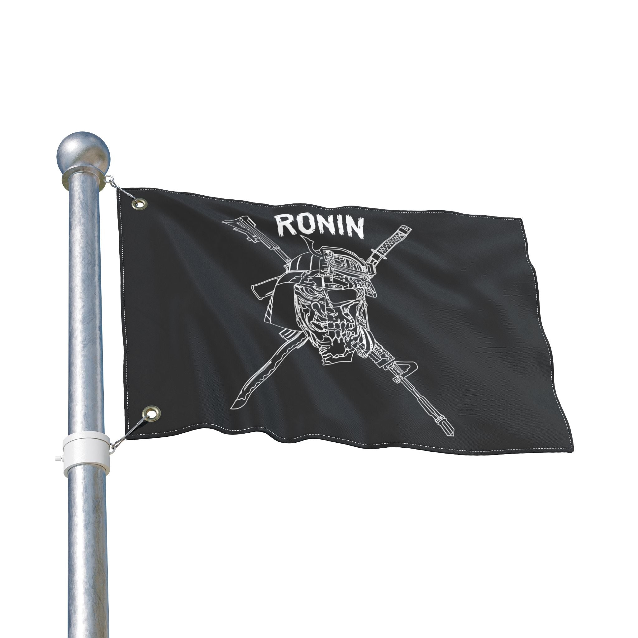 Charlie 2 Ronin- Black Double Sided Flag
