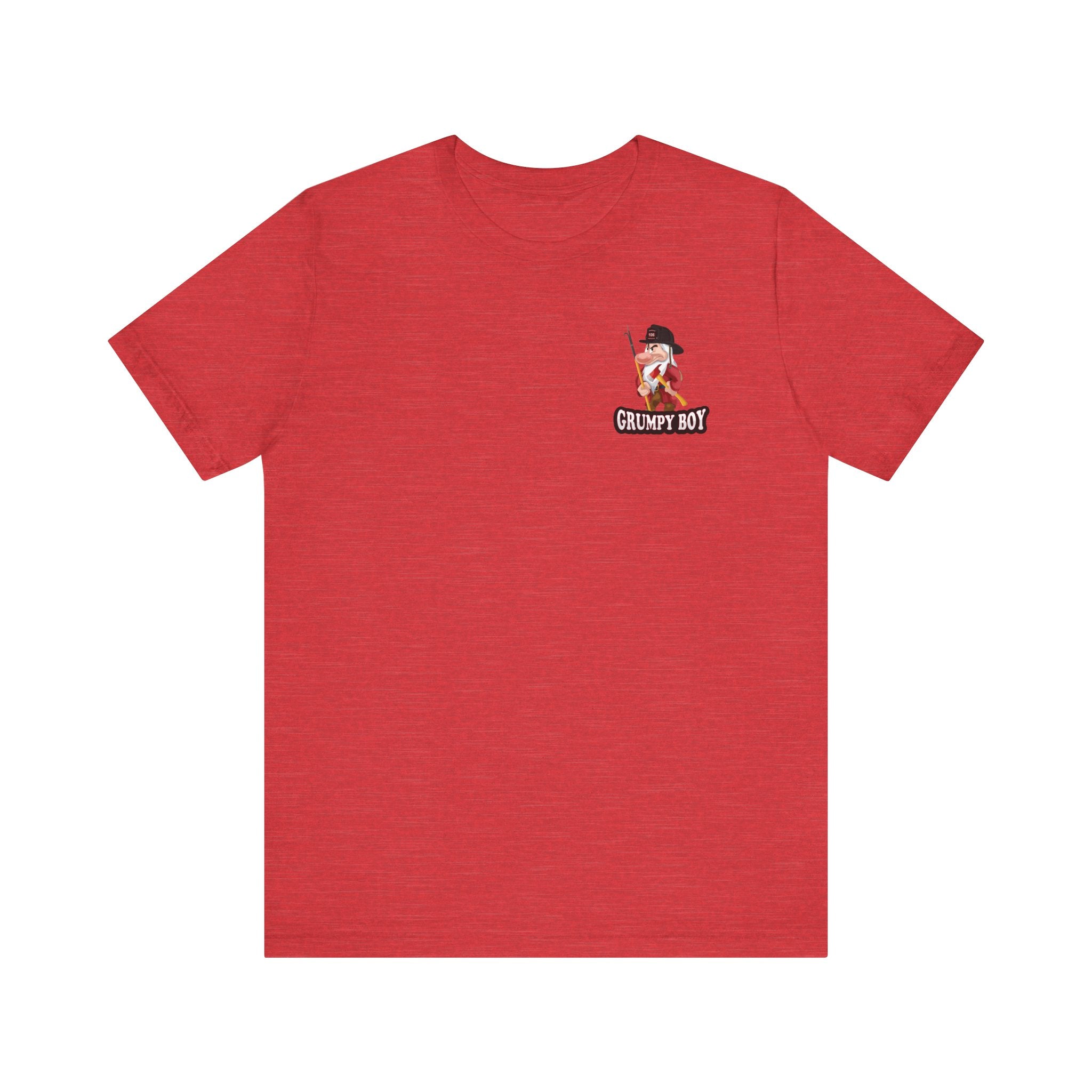 Grumpy Boy Firefighter - Heavy Cotton Unisex Tee -
