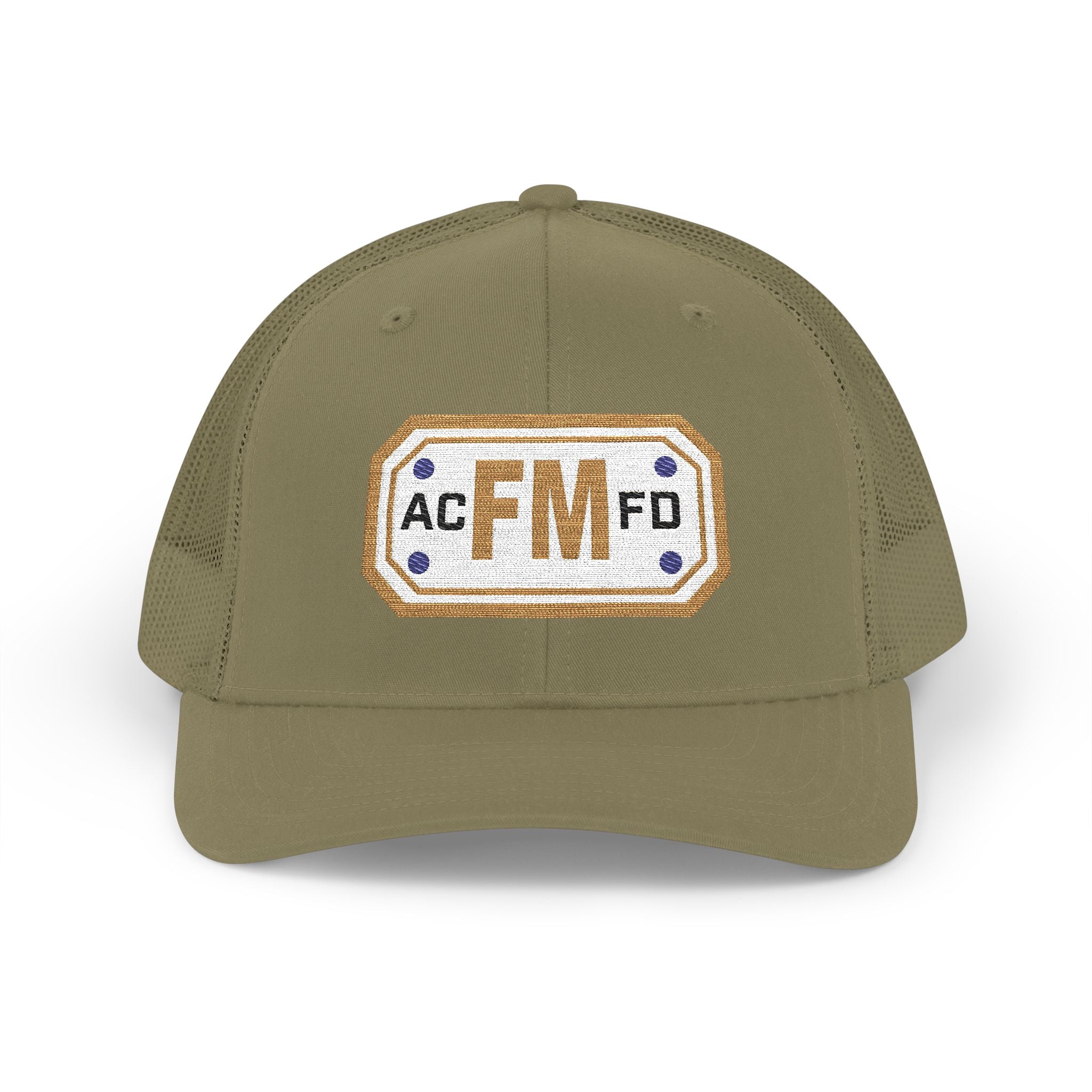 Retired Arlington Fire Marshal Gold - Snapback Trucker (Richardson 112 Style Hat)