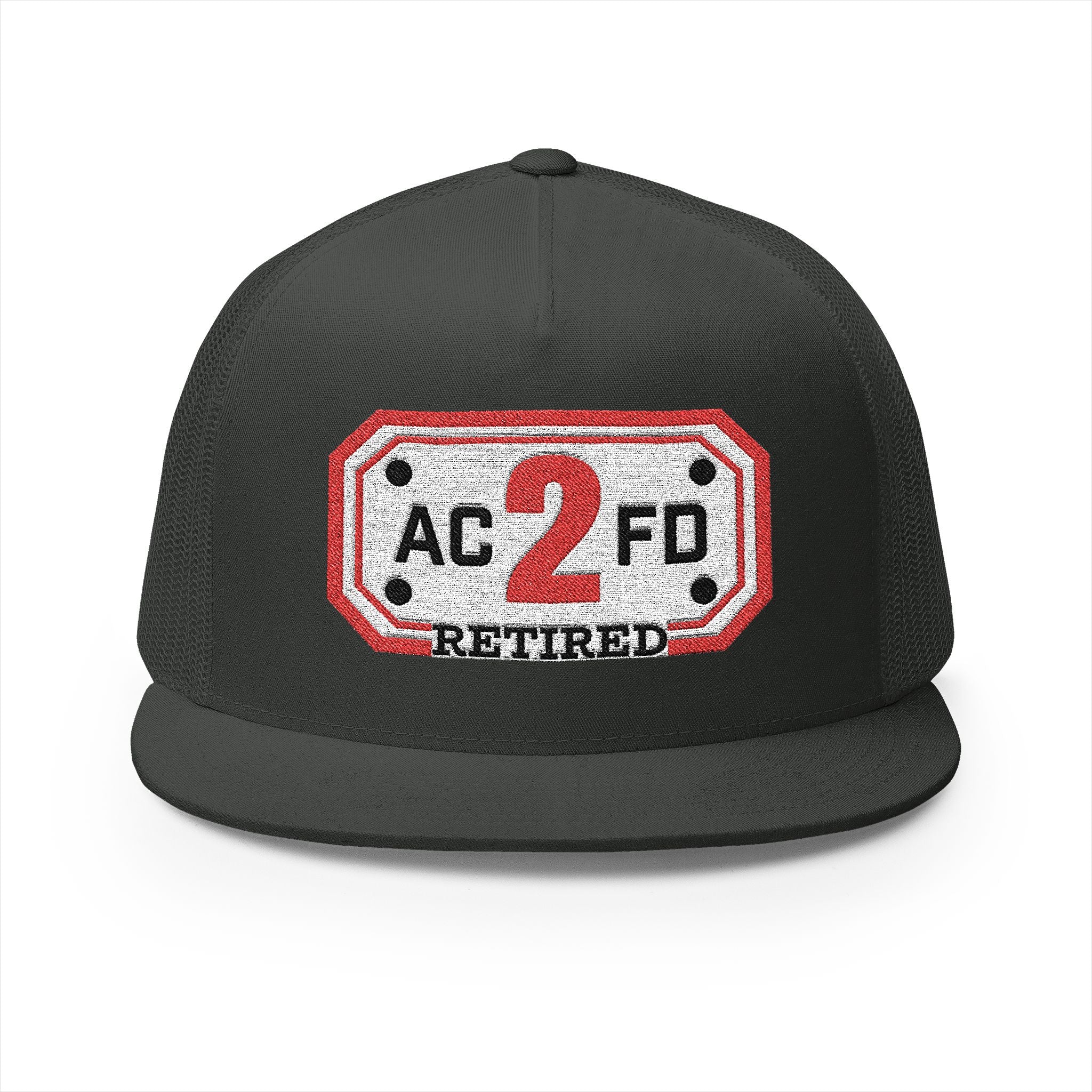 Retired Arlington Engine 2 - 5 Panel Trucker Cap (Embroidery)