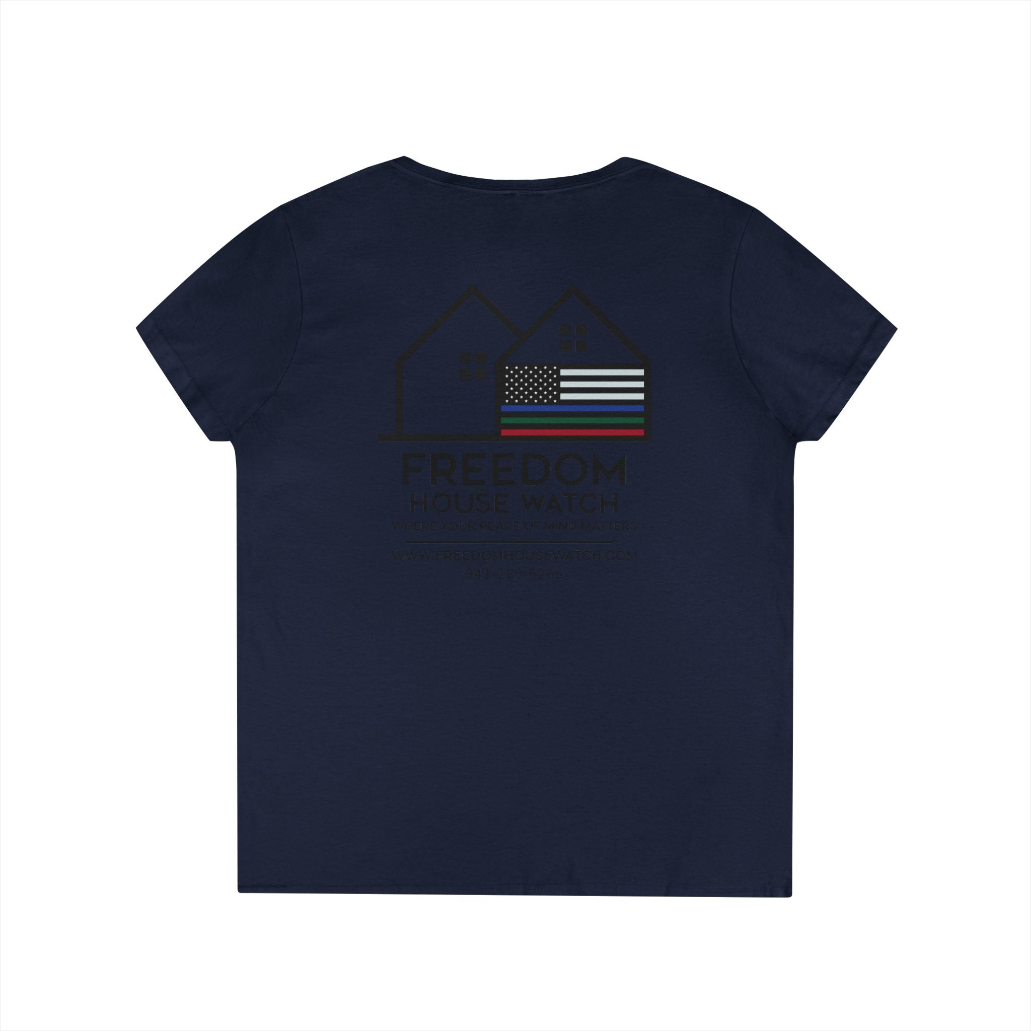 Freedom House Watch - Ladies' V-Neck T-Shirt