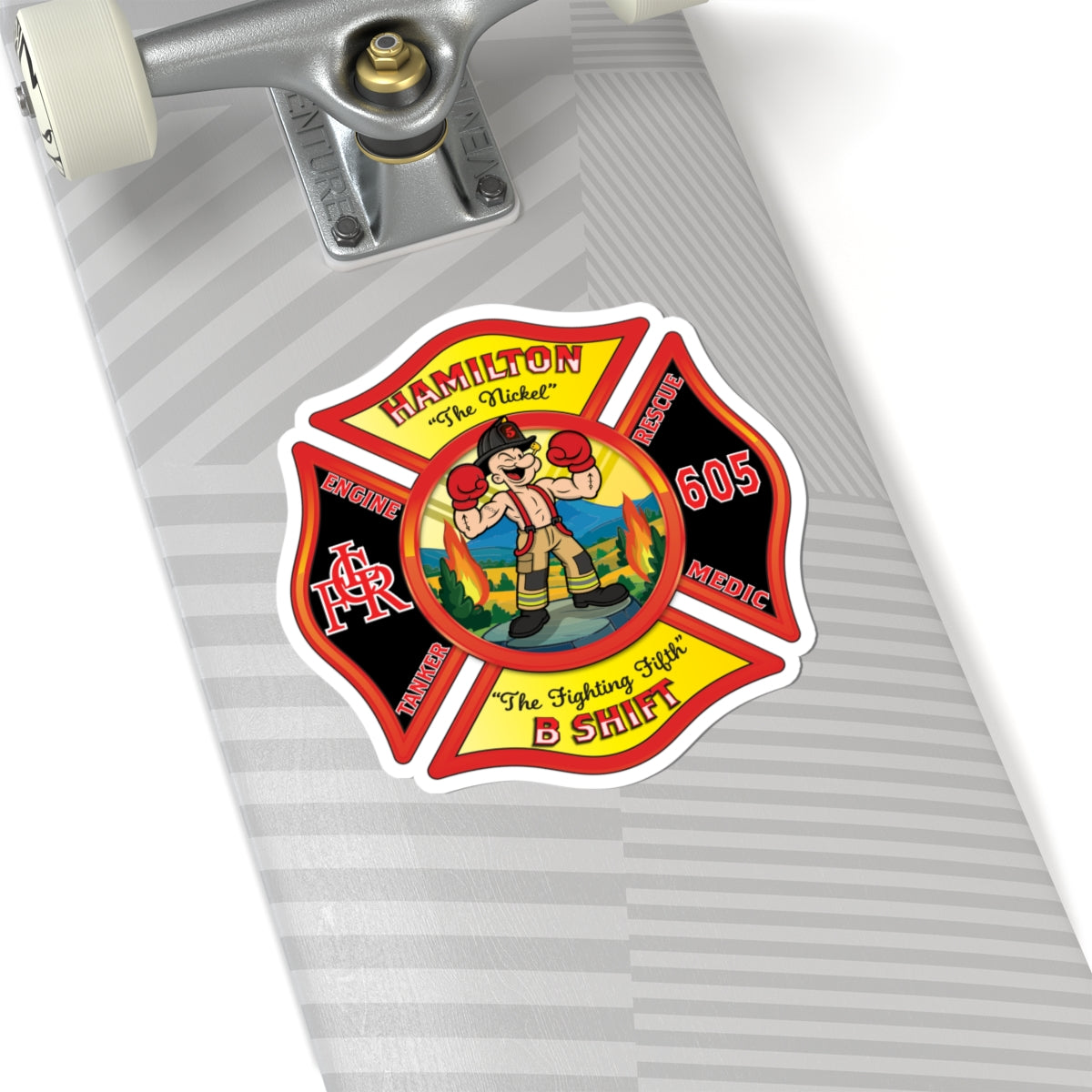 LCFR Hamilton Station 5 - Kiss-Cut Stickers