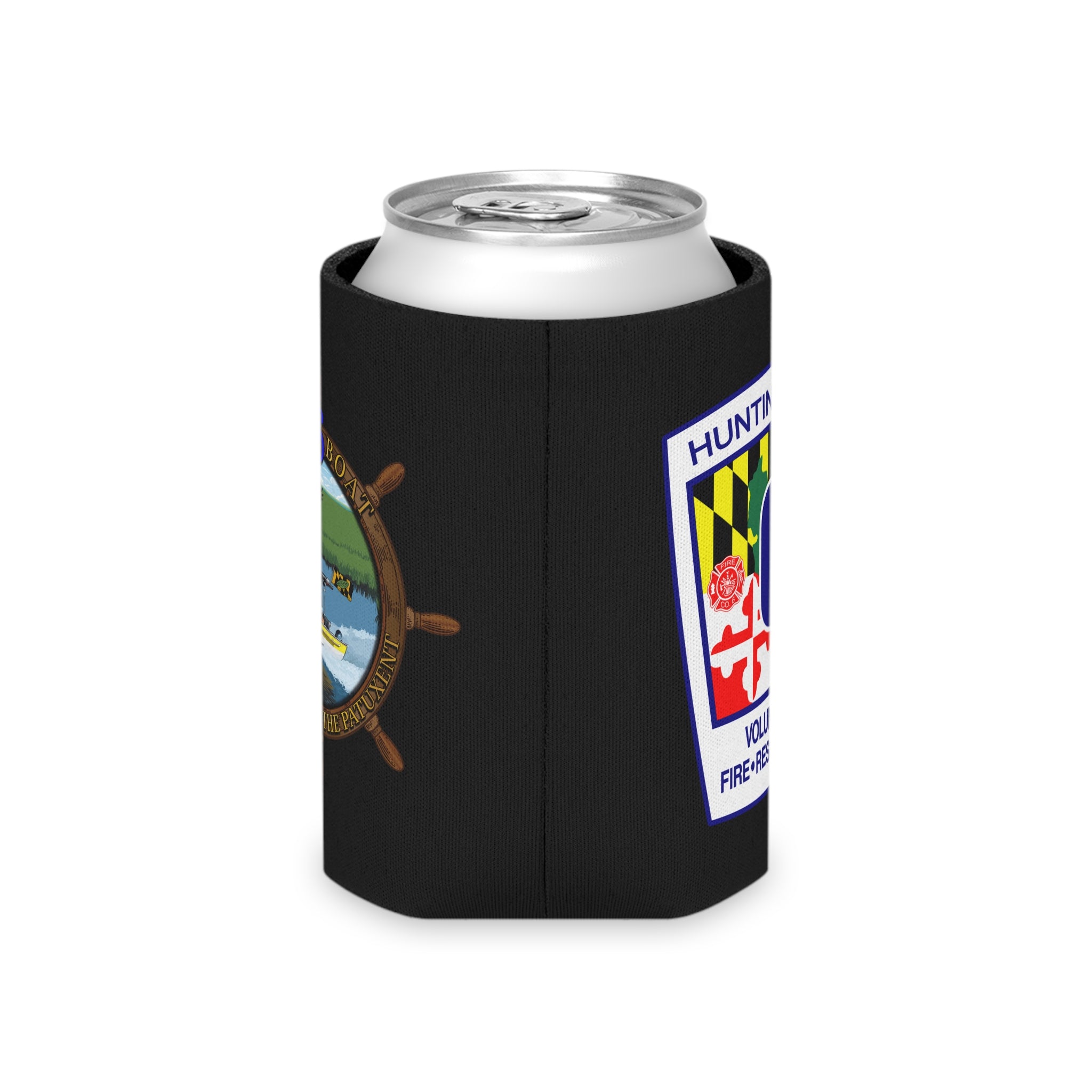 Huntingtown Vol. Fire Black Can Cooler