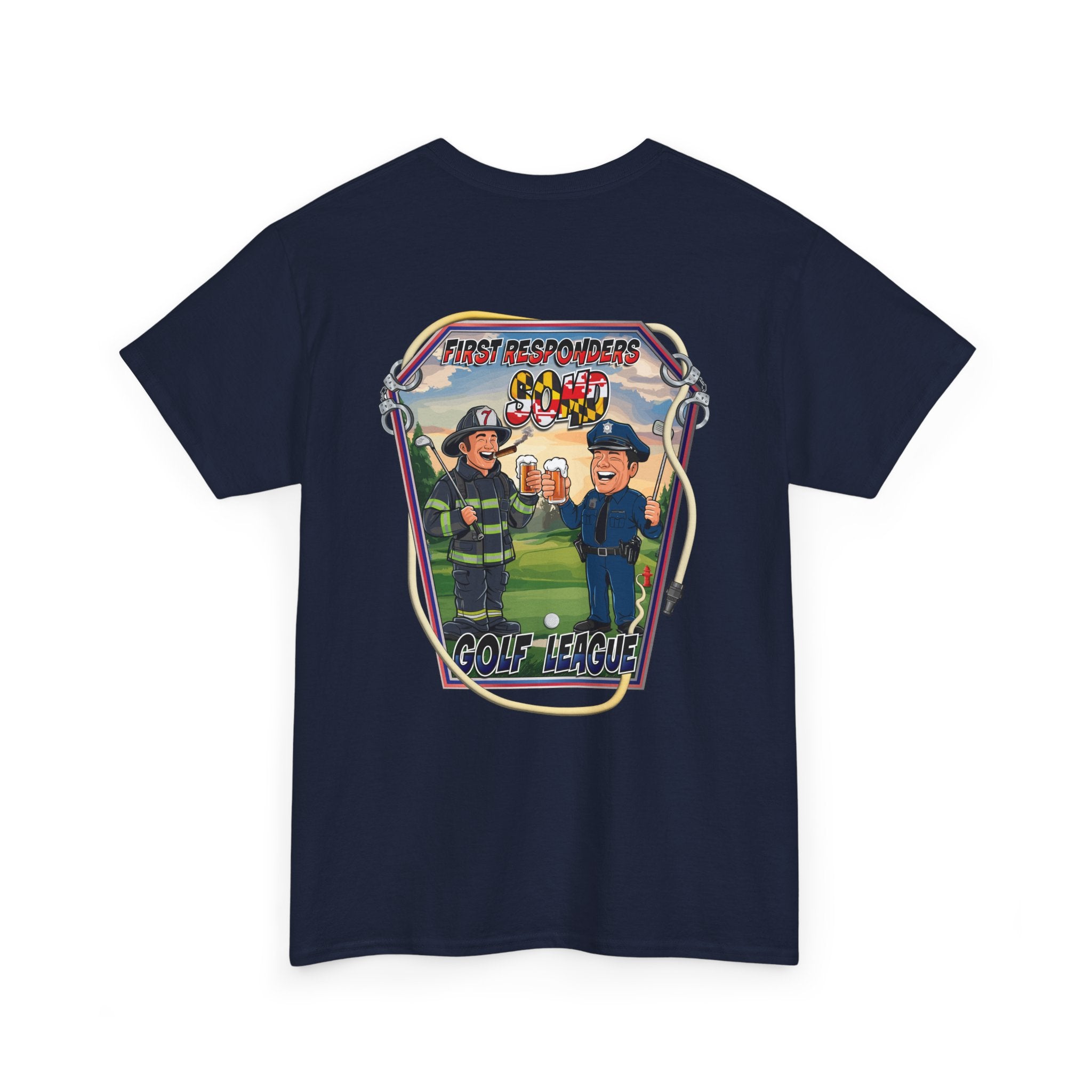 SOMD First Responder Golf - Heavy Cotton Tee